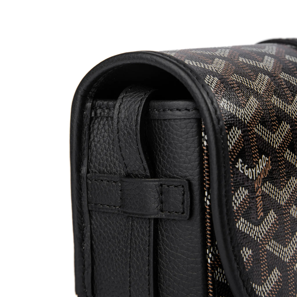 Goyard Goyardine Belvedere II Black PM Messenger Bag
