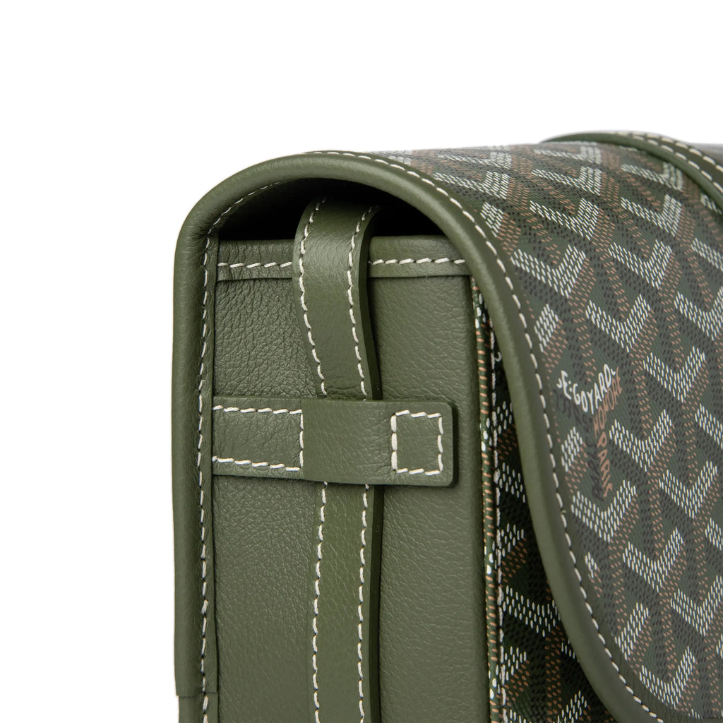 Goyard Goyardine Belvedere II Khaki PM Messenger Bag