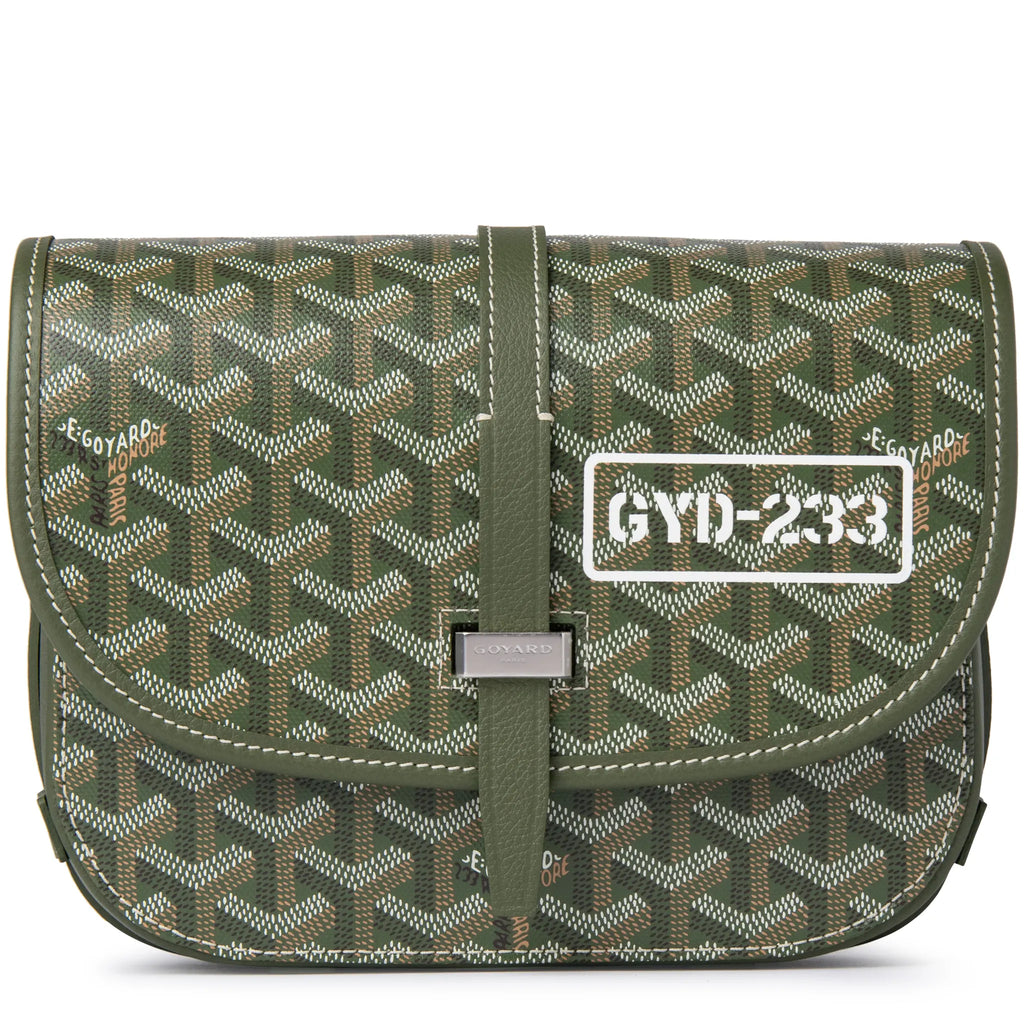 Goyard Goyardine Belvedere II Khaki PM Messenger Bag
