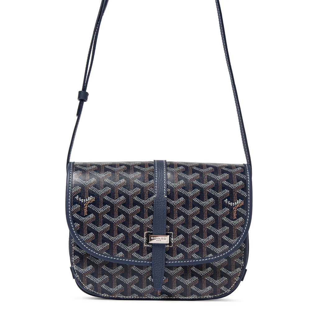 Goyard Goyardine Belvedere II Navy PM Messenger Bag