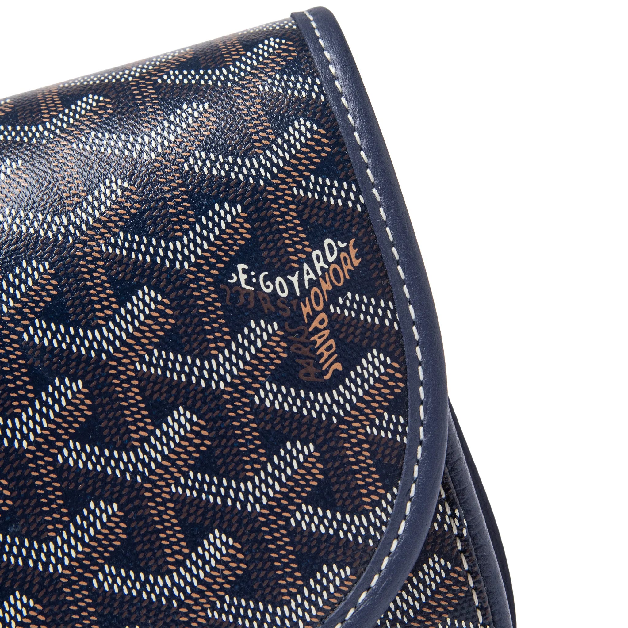 Goyard Goyardine Belvedere II Navy PM Messenger Bag