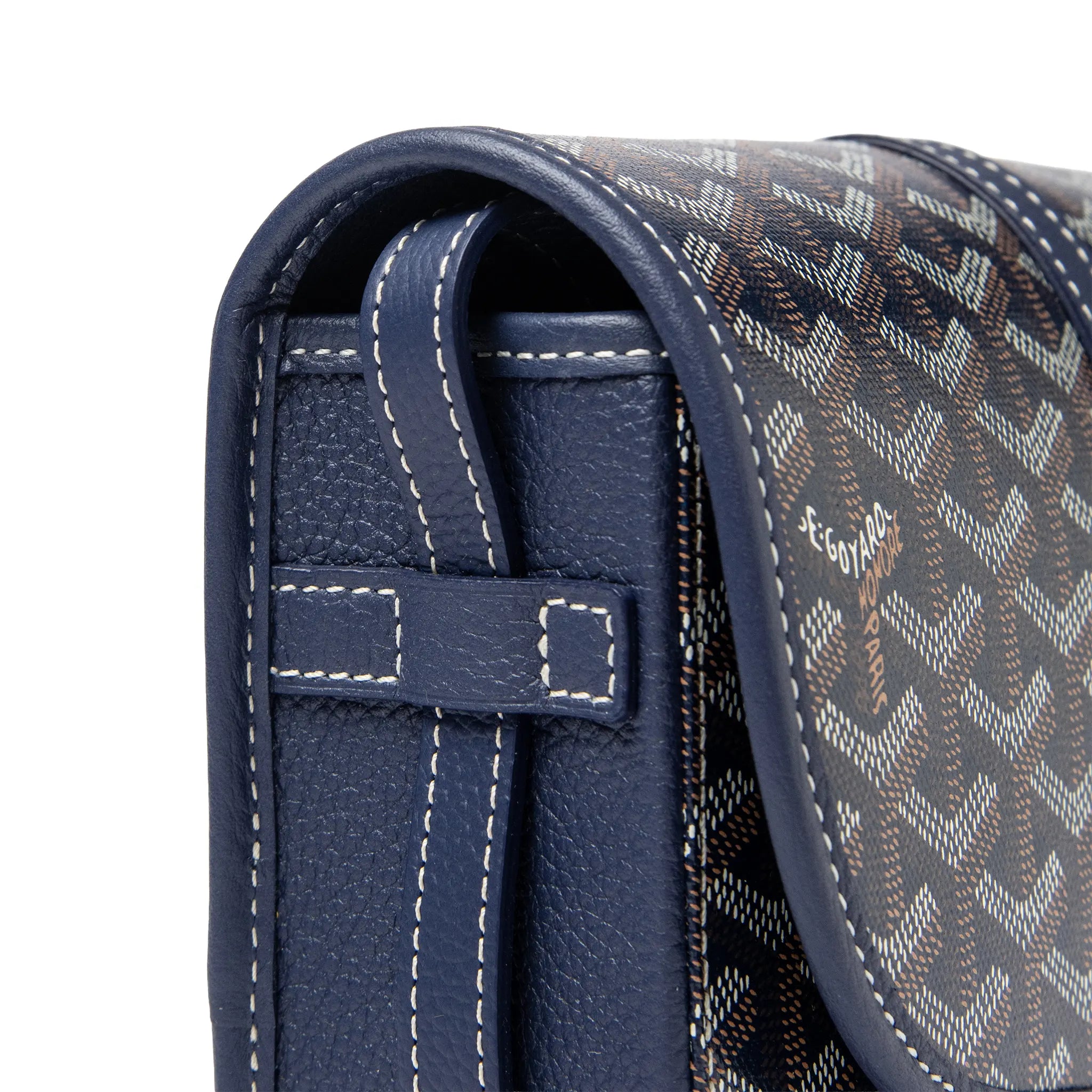 Goyard Goyardine Belvedere II Navy PM Messenger Bag
