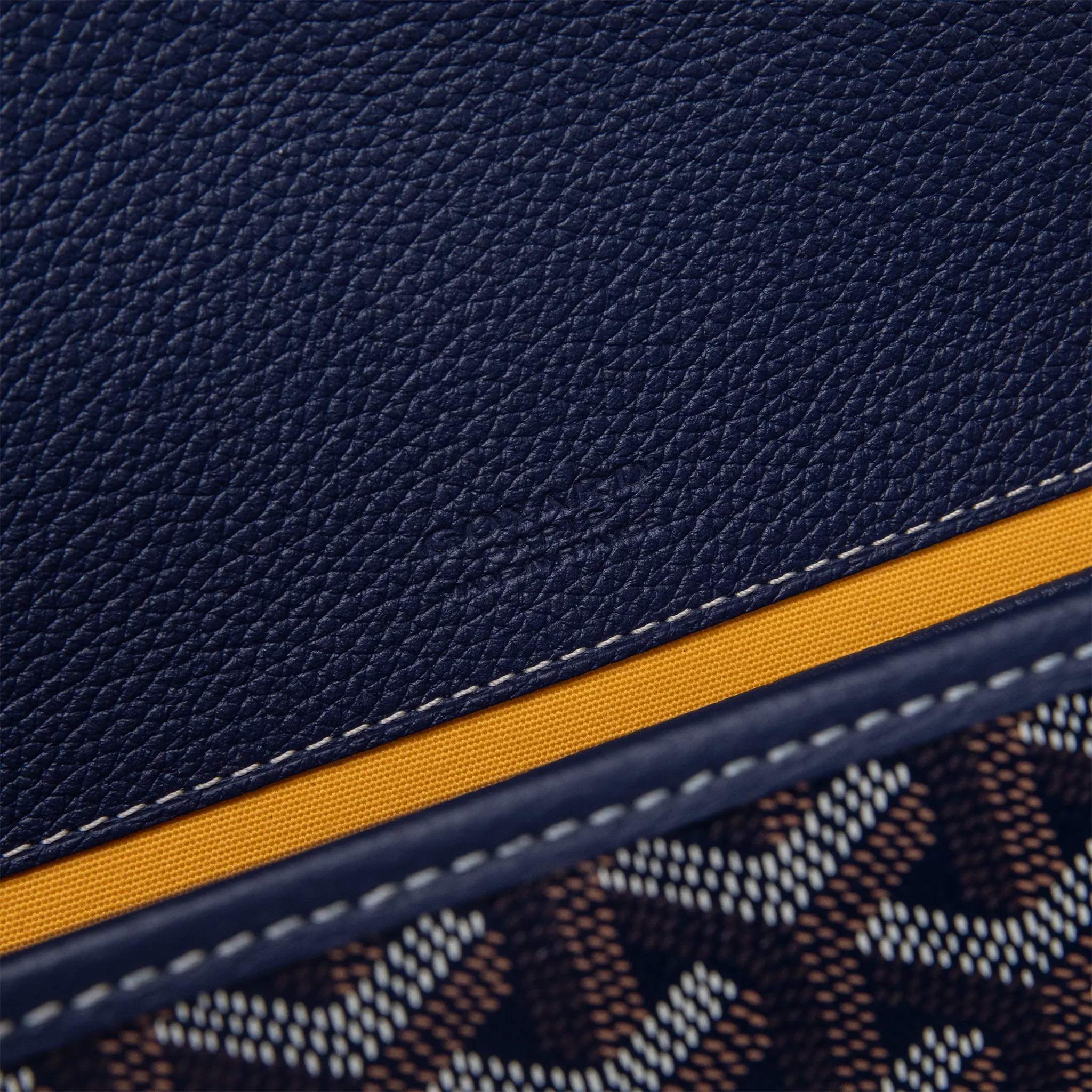 Goyard Goyardine Belvedere II Navy PM Messenger Bag