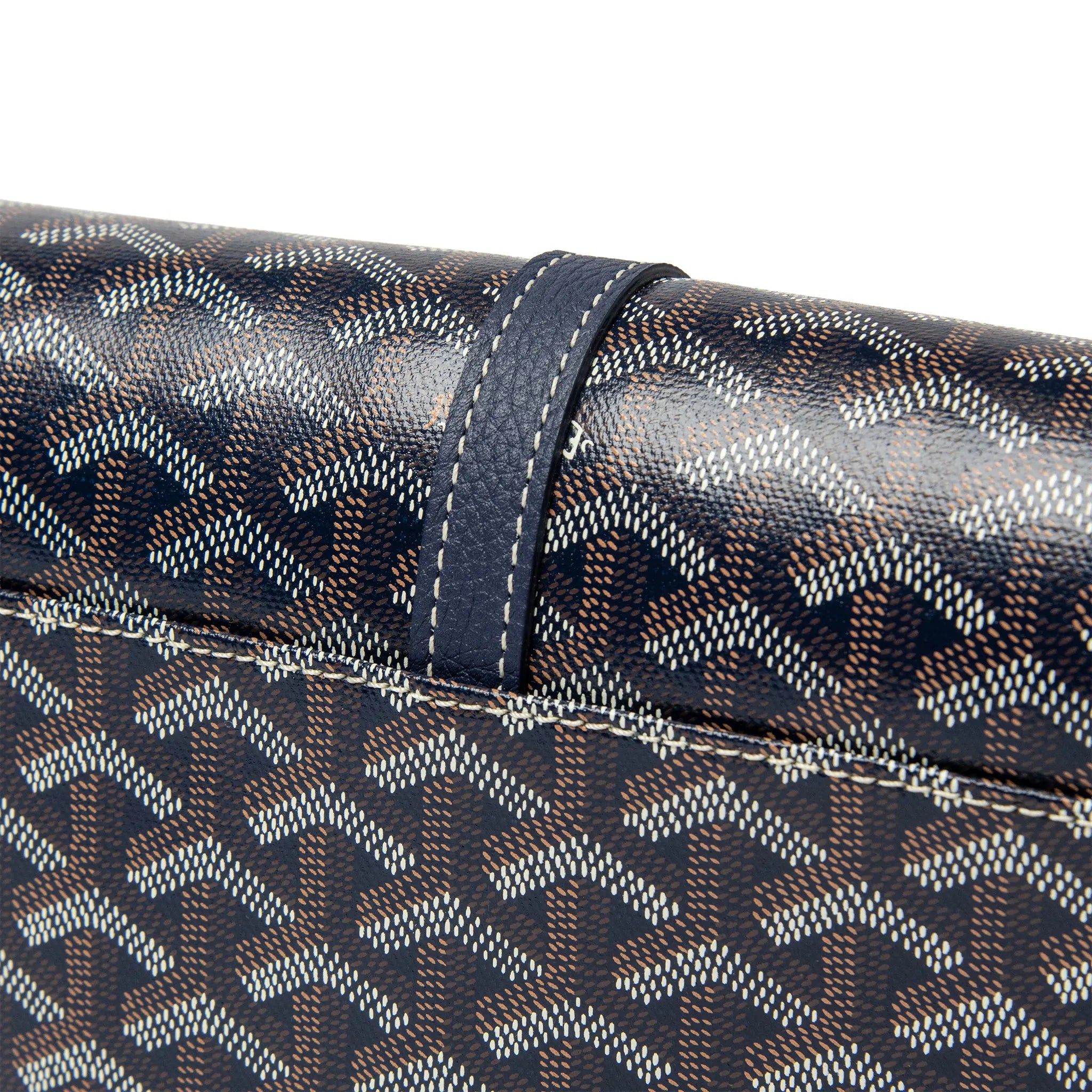 Goyard Goyardine Belvedere II Navy PM Messenger Bag