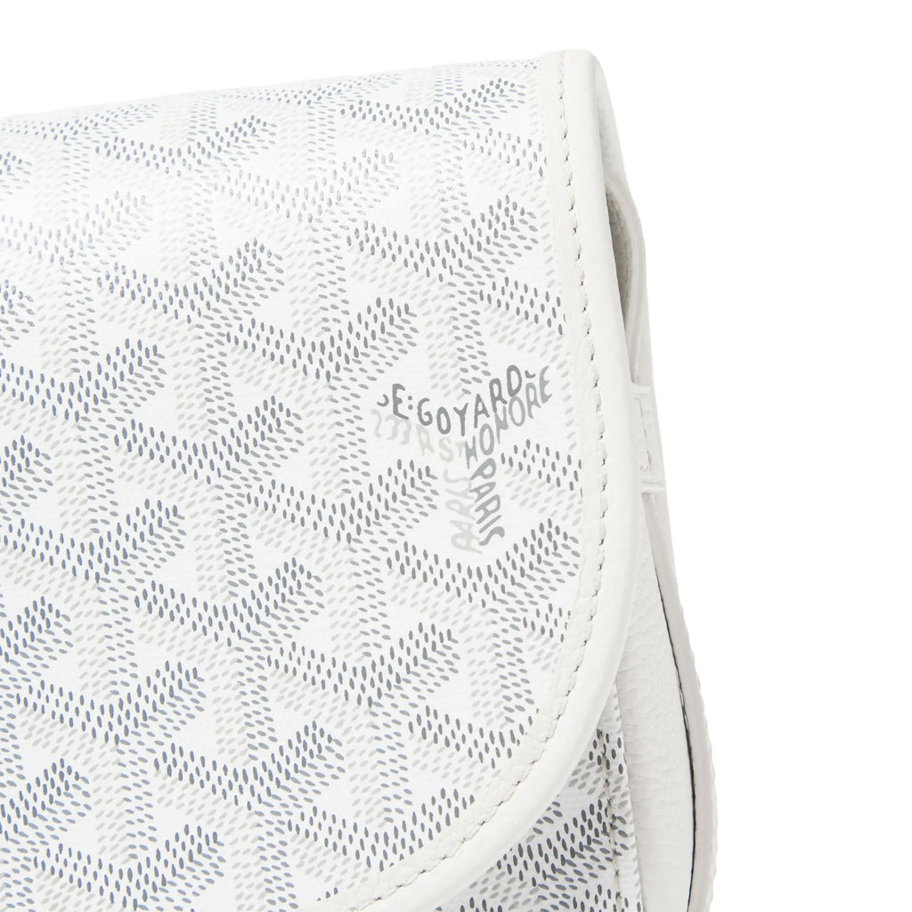 Goyard Goyardine Belvedere II White PM Messenger Bag