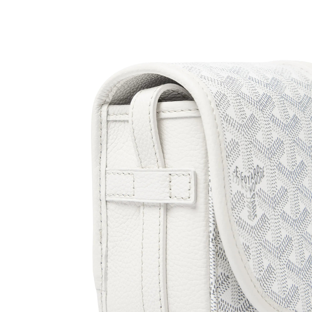 Goyard Goyardine Belvedere II White PM Messenger Bag