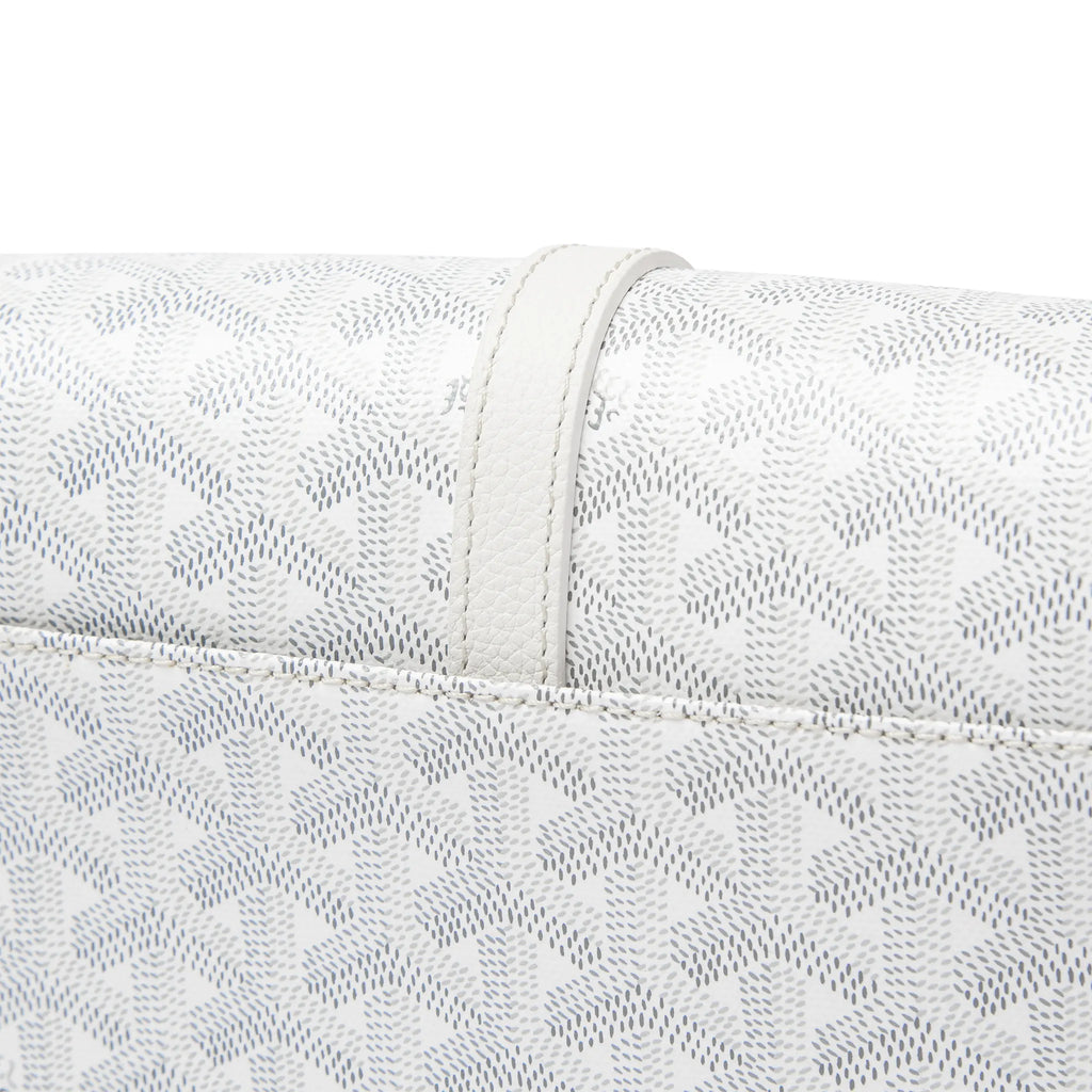 Goyard Goyardine Belvedere II White PM Messenger Bag