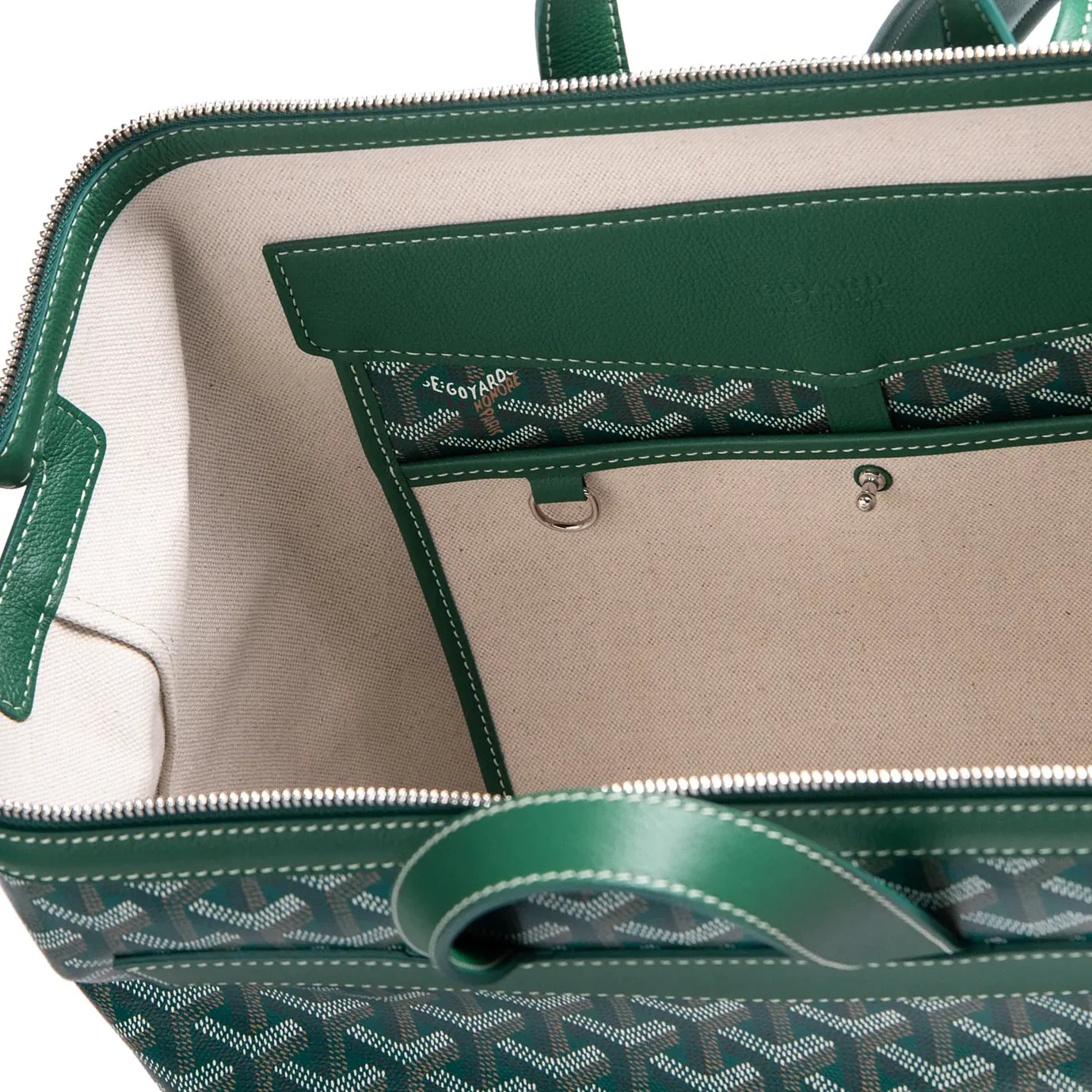 Goyard Green Cisalpin Backpack