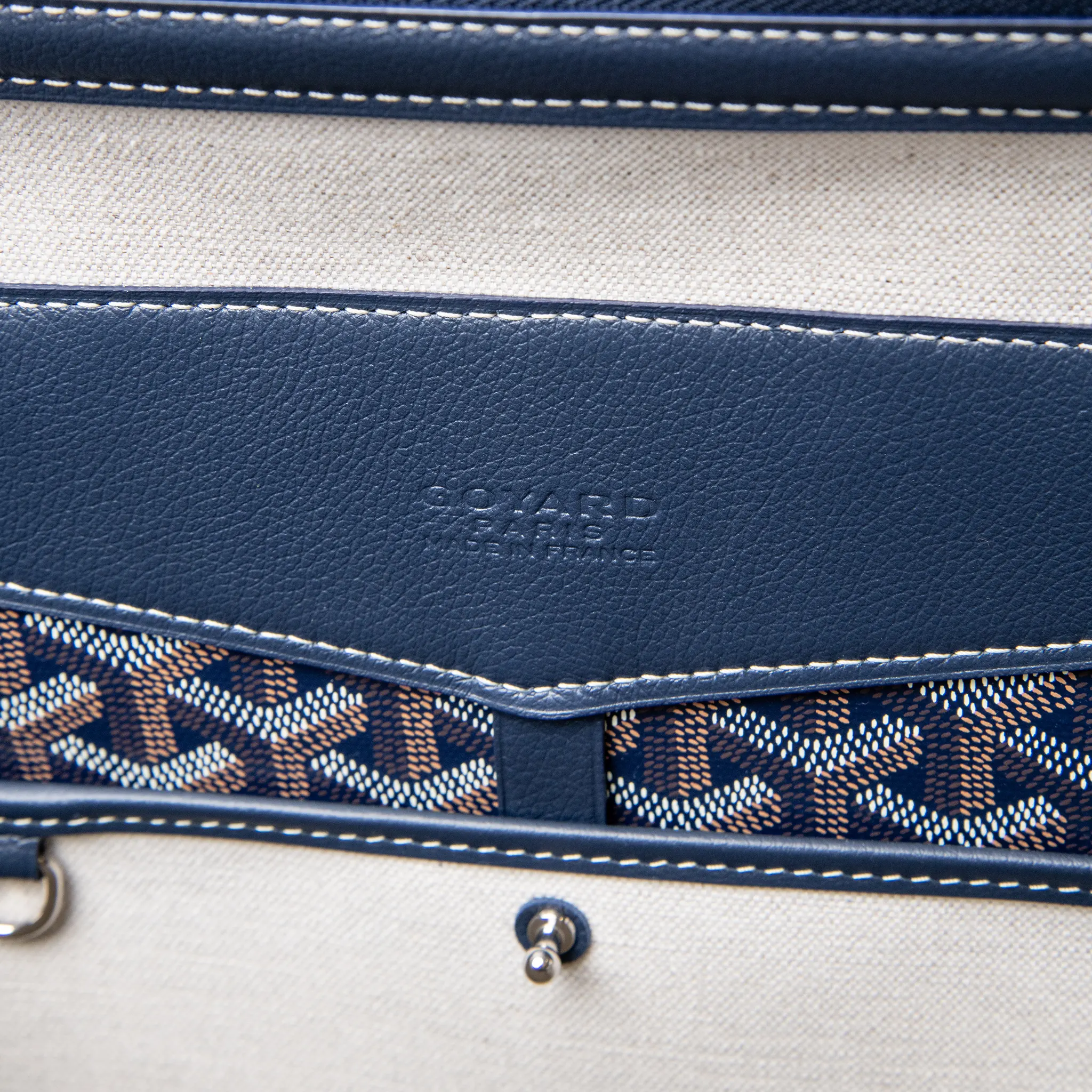 Goyard Navy Blue Cisalpin Backpack
