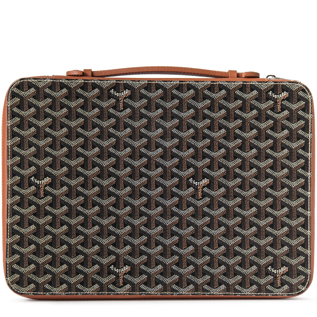 Goyard Compagnon Universel A4 Black Tan