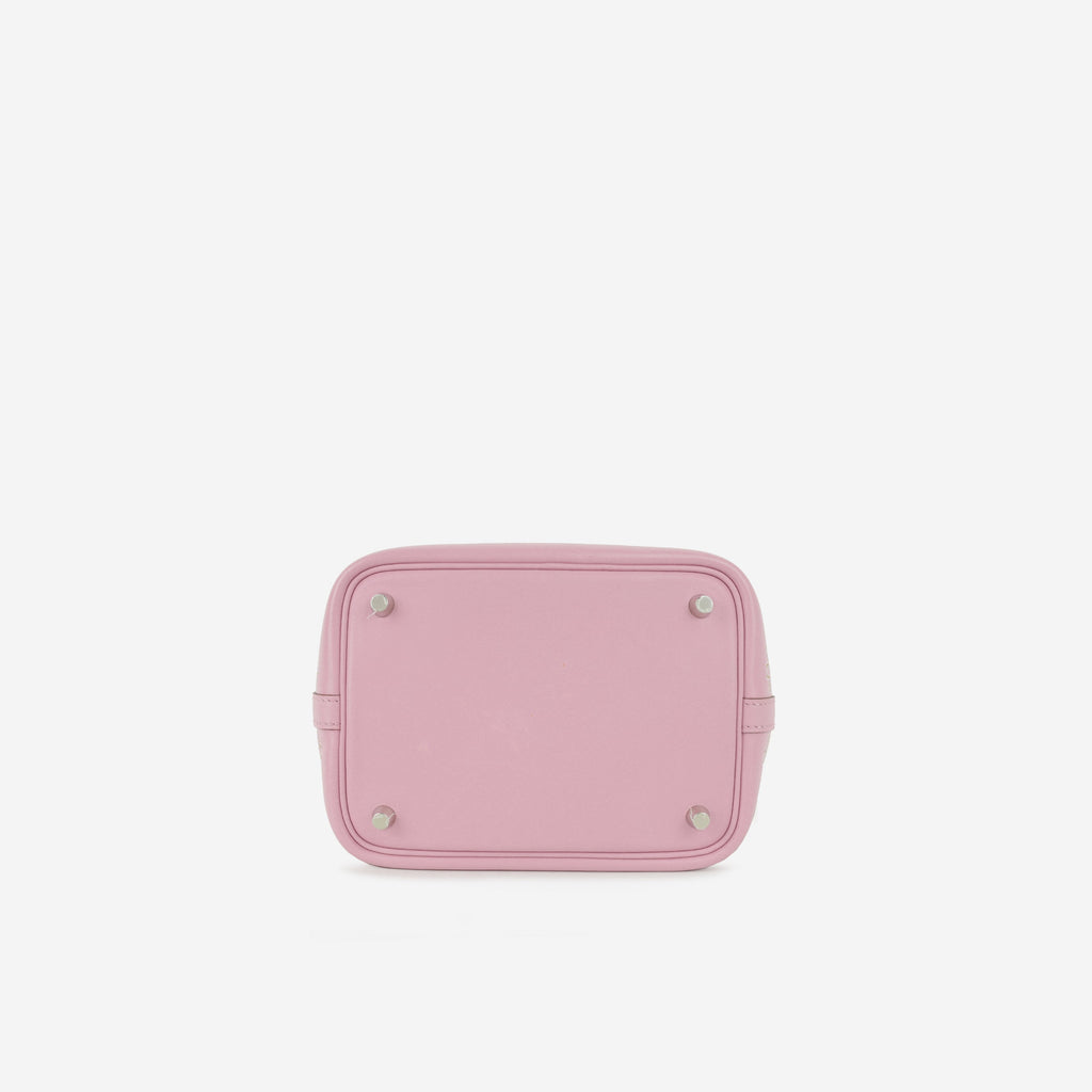 Hermès Picotin 18 "Lucky Daisy" - Mauve Sylvestre / Cuivre / Blanc Swift | Palladium Hardware