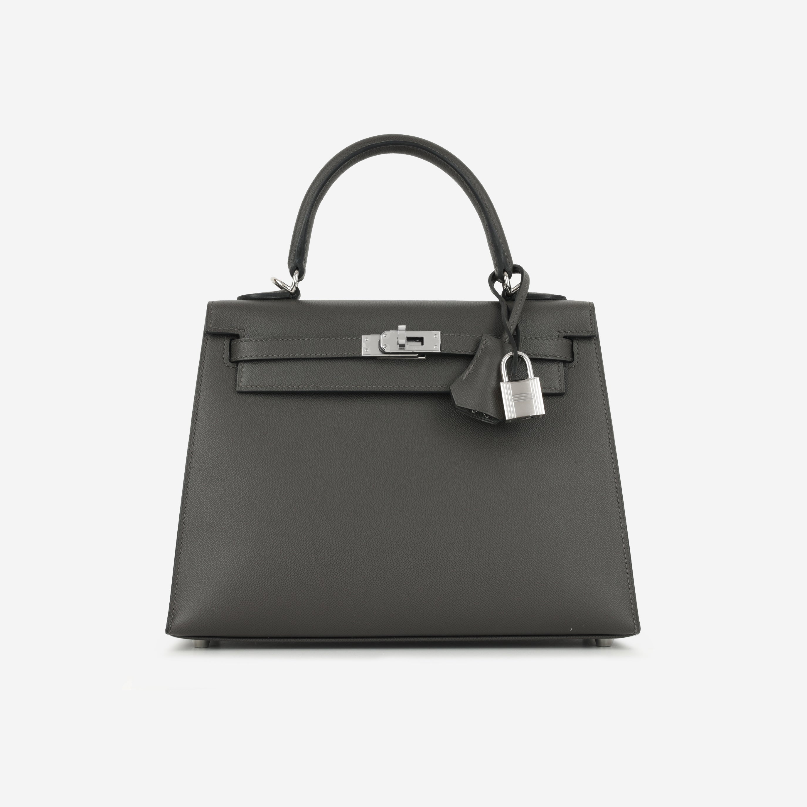 Hermès Kelly 25 - Graphite Madame | Palladium Hardware