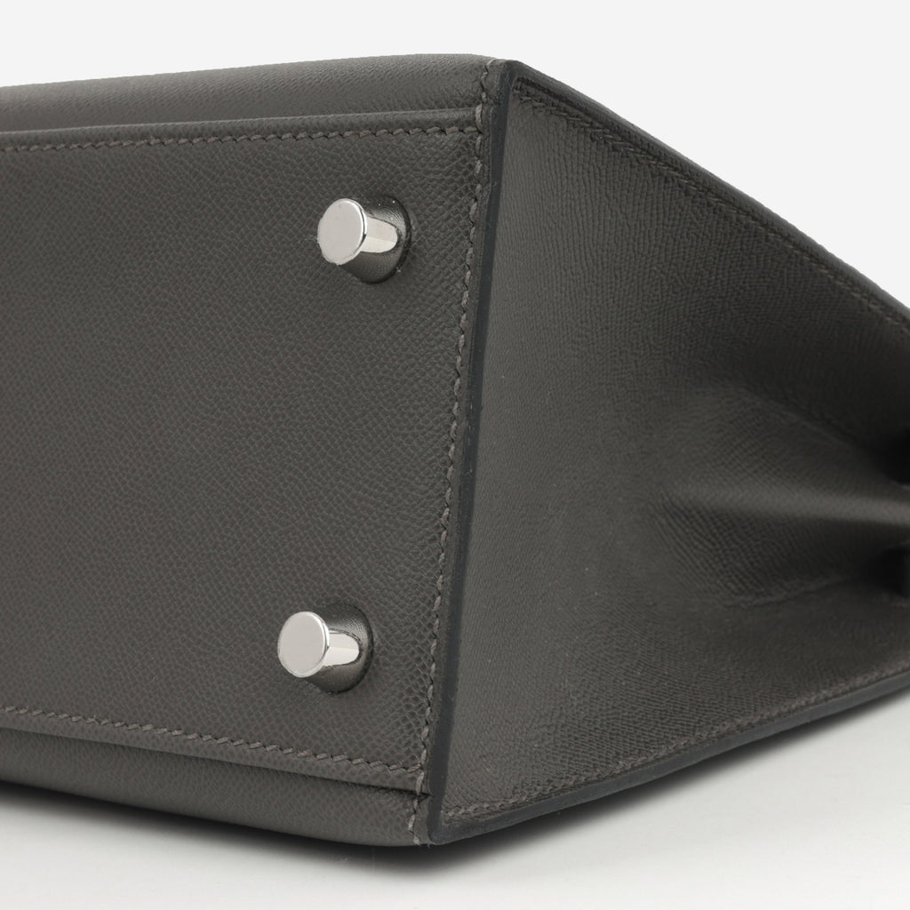 Hermès Kelly 25 - Graphite Madame | Palladium Hardware