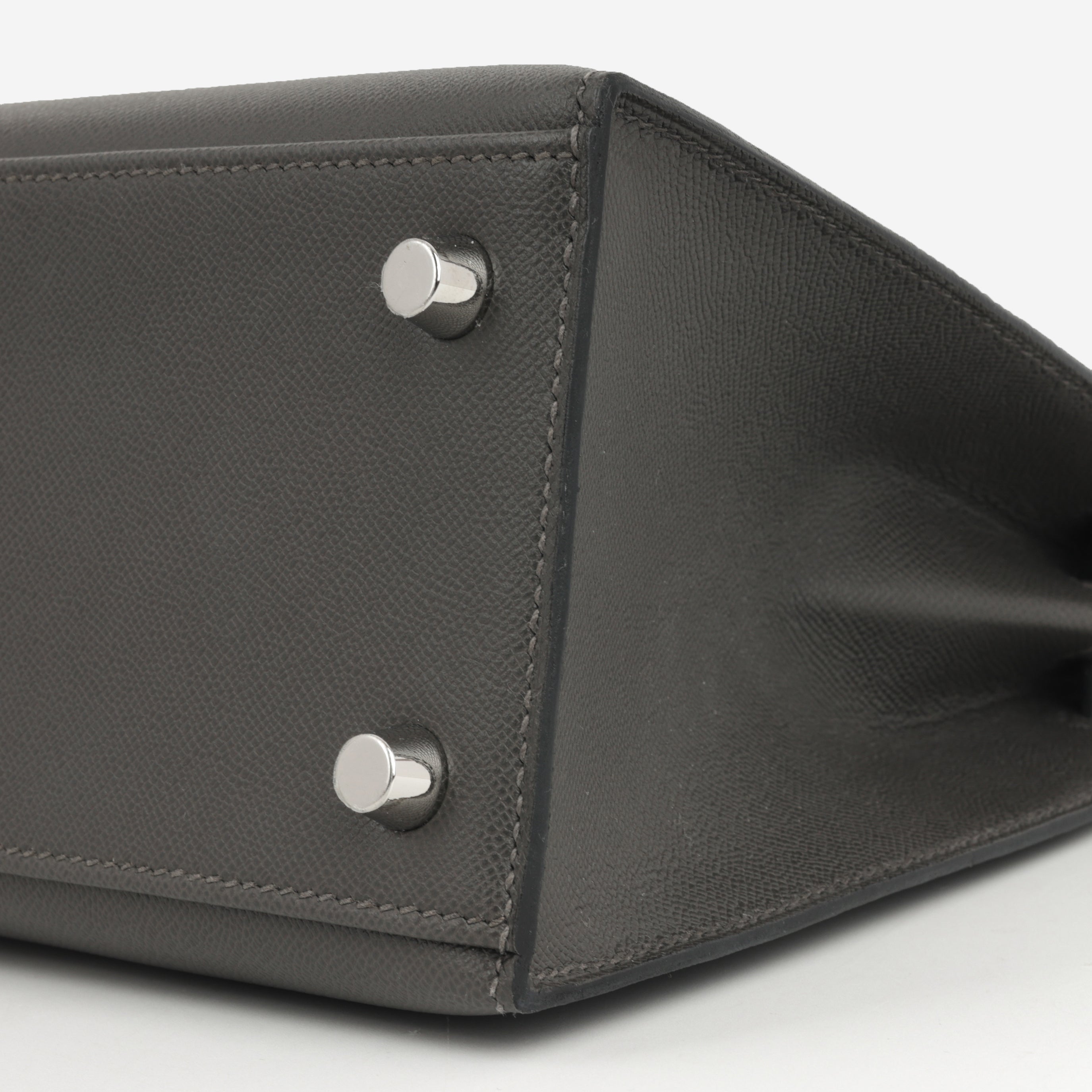 Hermès Kelly 25 - Graphite Madame | Palladium Hardware