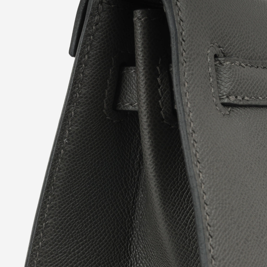 Hermès Kelly 25 - Graphite Madame | Palladium Hardware