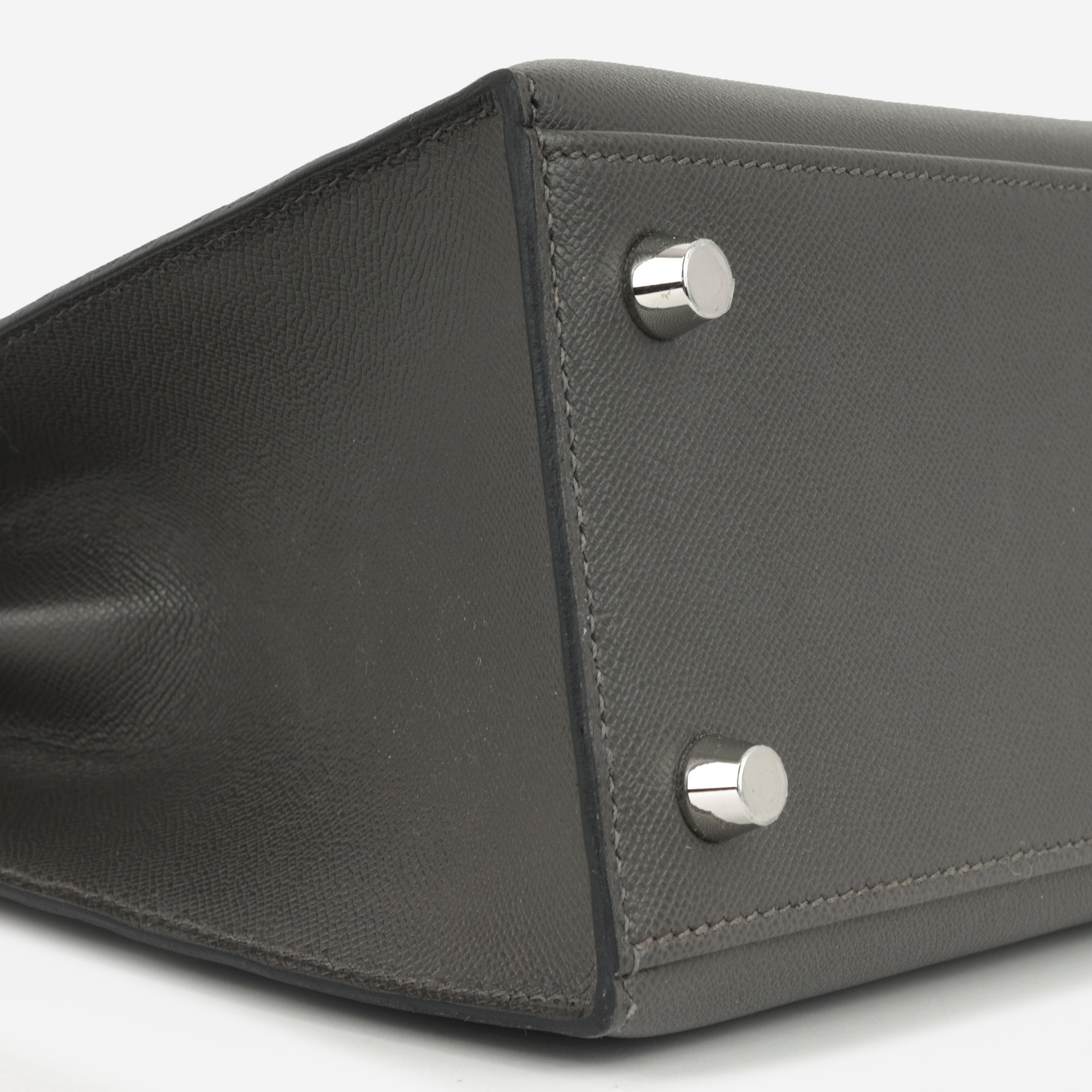 Hermès Kelly 25 - Graphite Madame | Palladium Hardware
