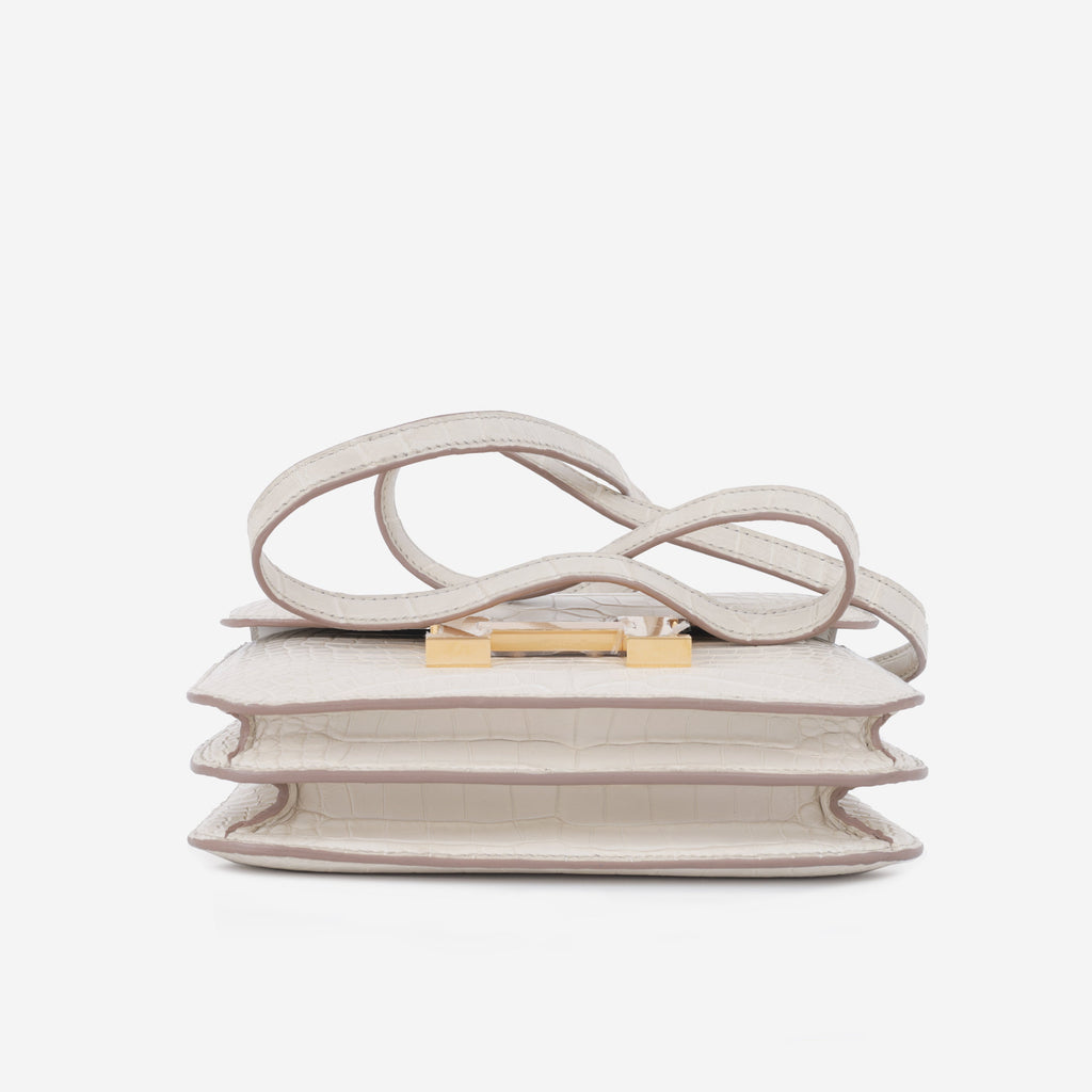 Hermès Constance 18 - Beton Alligator |  Gold Hardware
