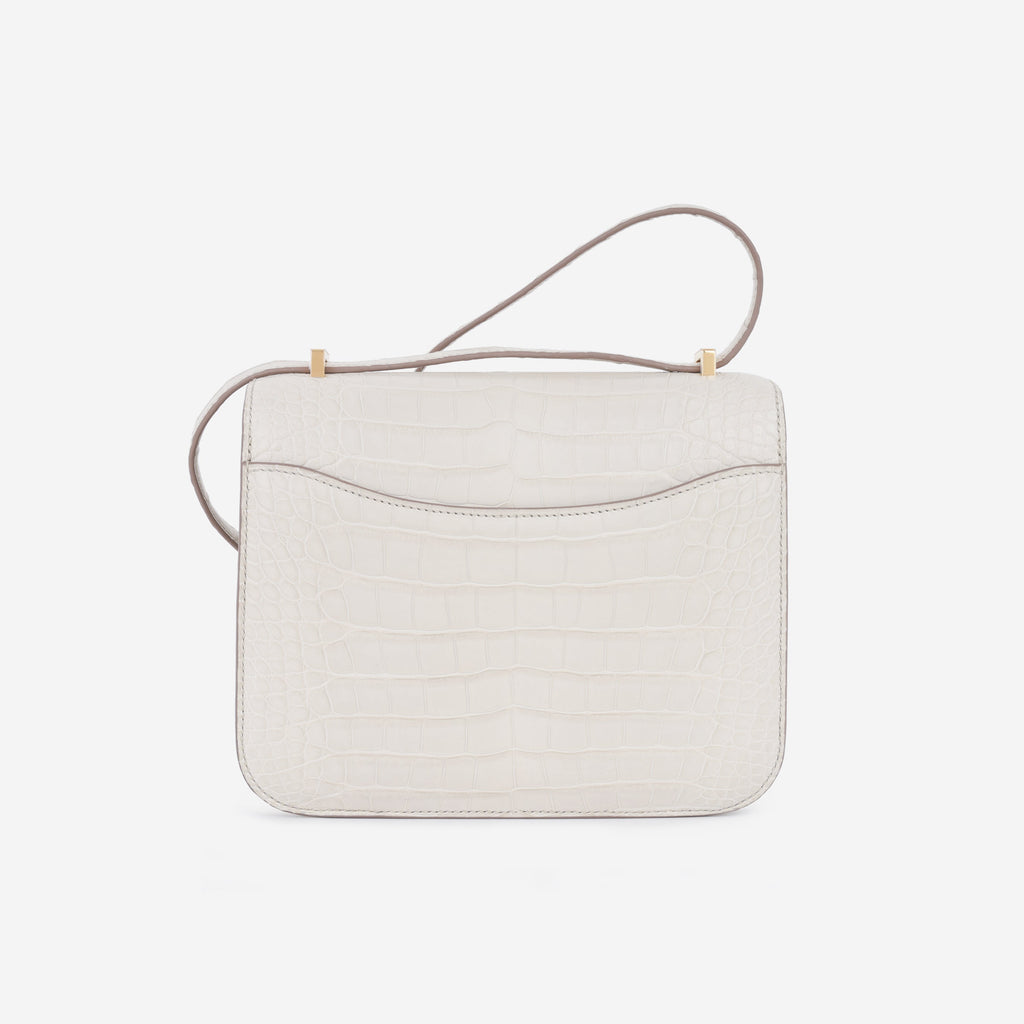 Hermès Constance 18 - Beton Alligator |  Gold Hardware