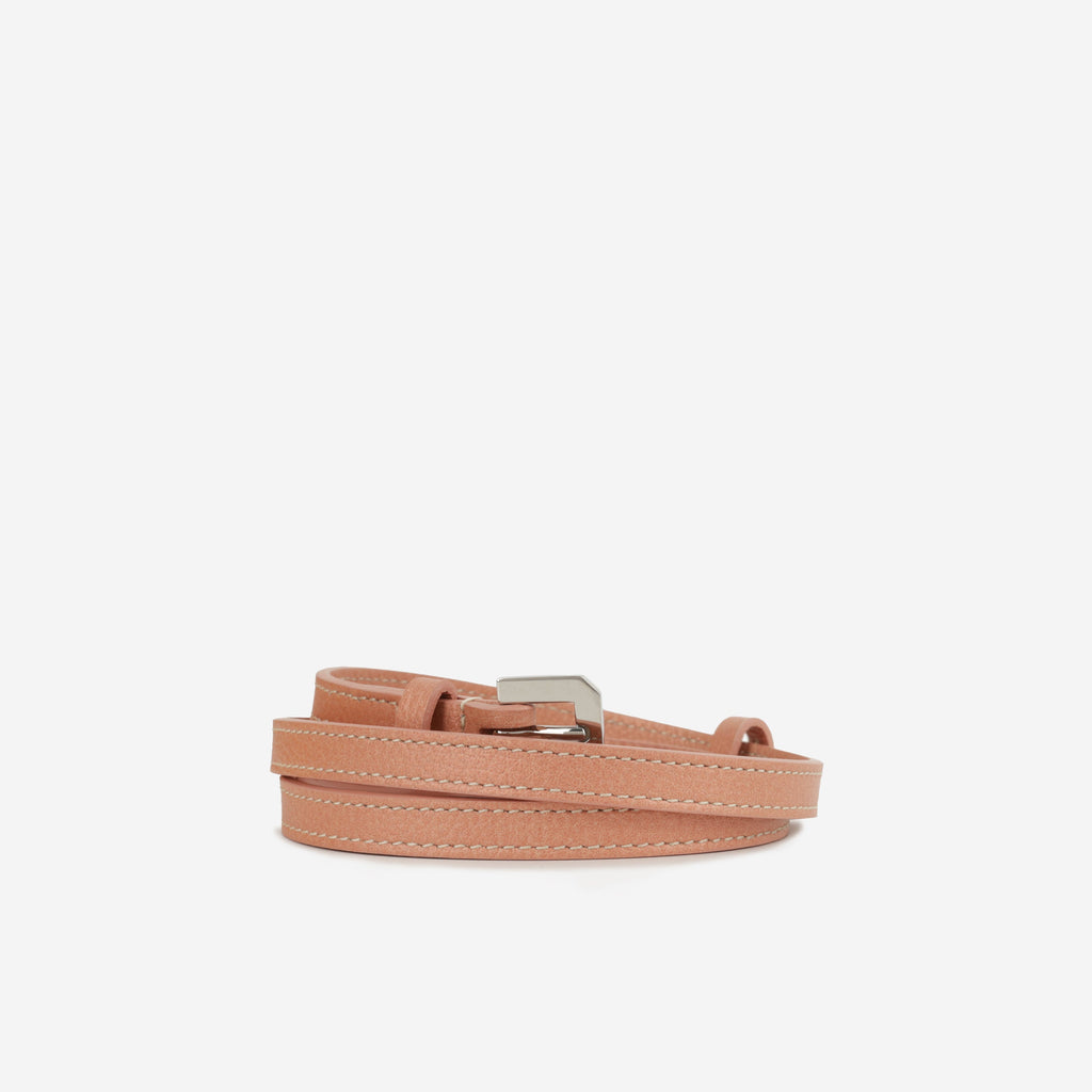 Goyard Nano Saïgon - Pink Metallic Goyardine / Black Wood Trim | Palladium Hardware