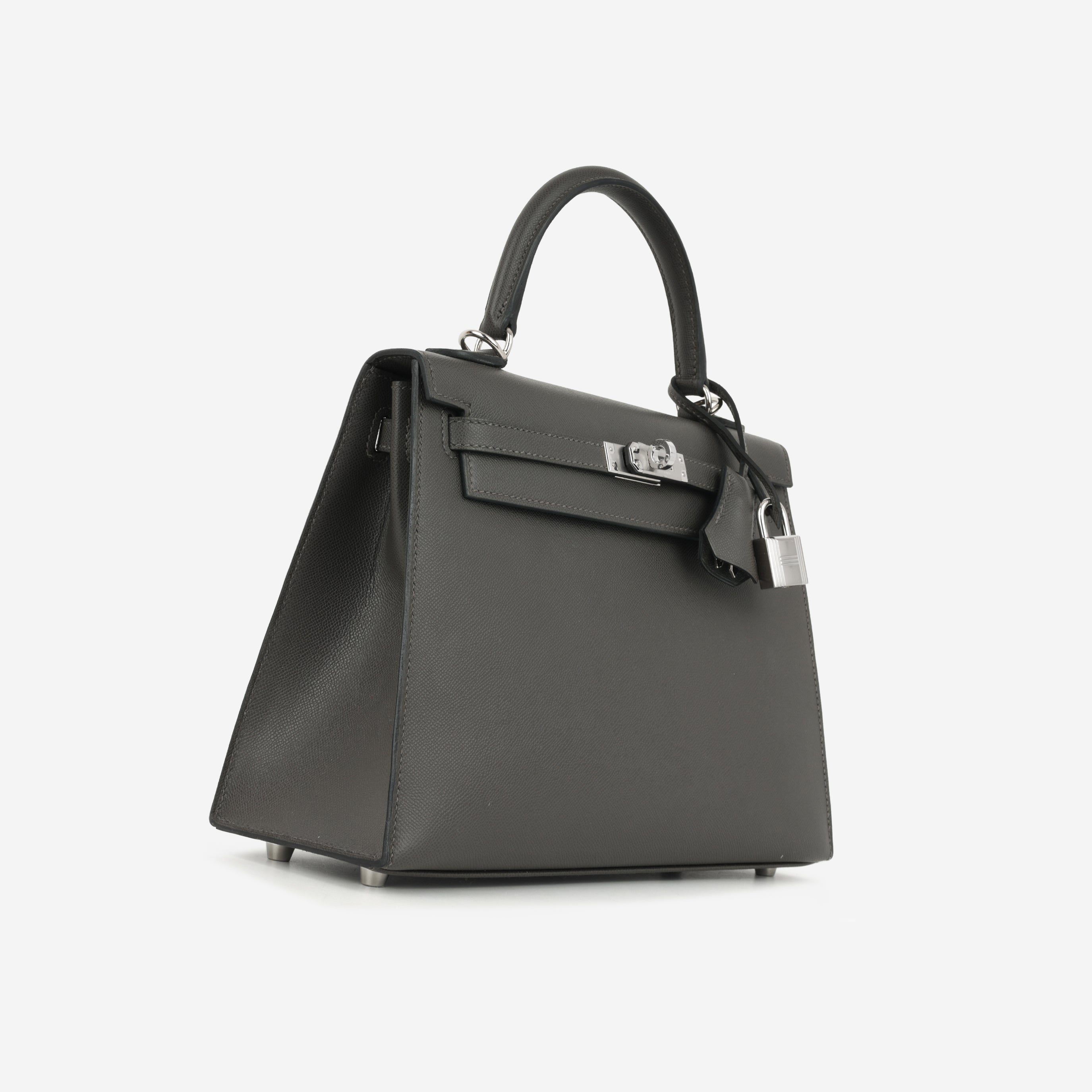 Hermès Kelly 25 - Graphite Madame | Palladium Hardware