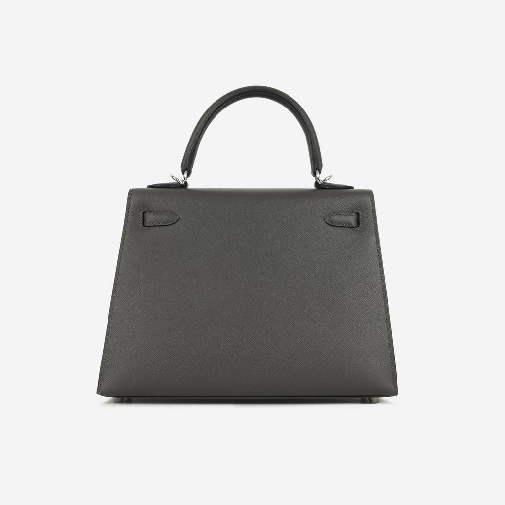 Hermès Kelly 25 - Graphite Madame | Palladium Hardware