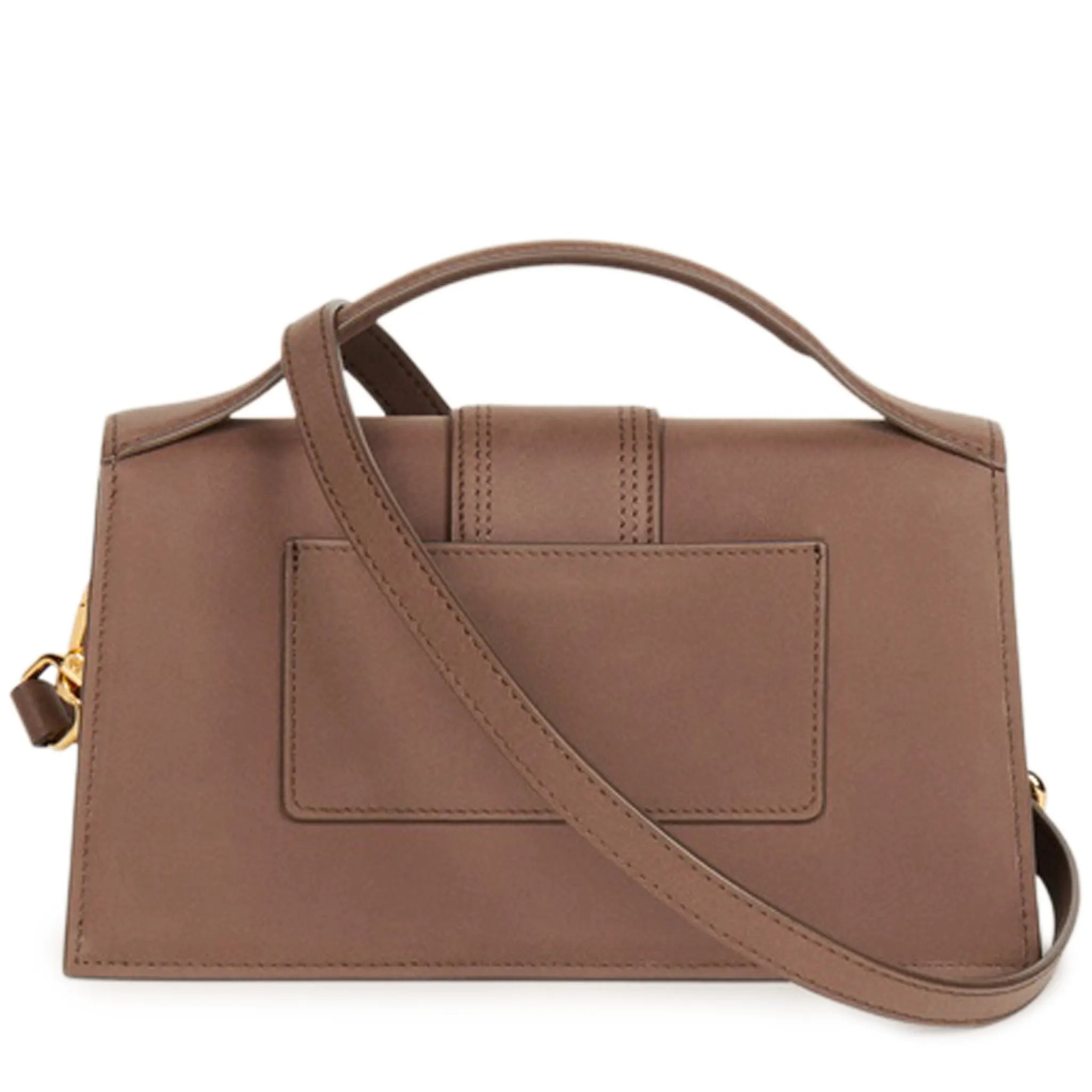 Jacquemus Large Bambino Brown Suede Crossbody Bag