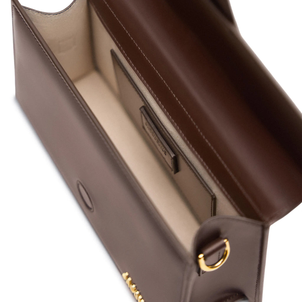 Jacquemus Large Bambino Brown Crossbody Bag