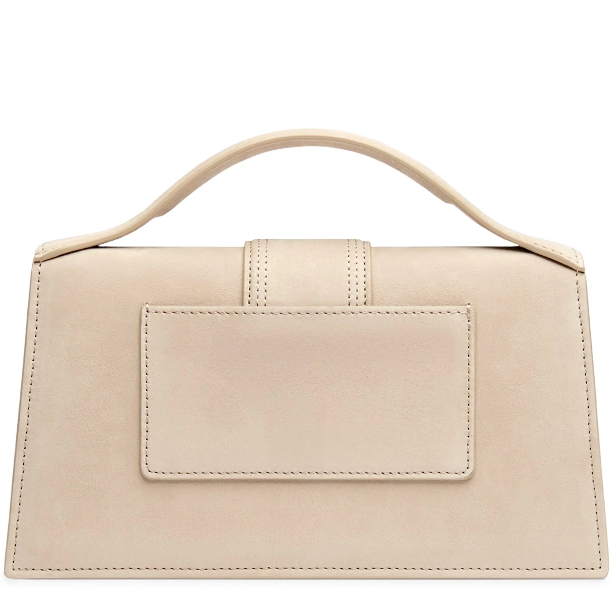 Jacquemus Large Bambino Dark Beige Suede Crossbody Bag