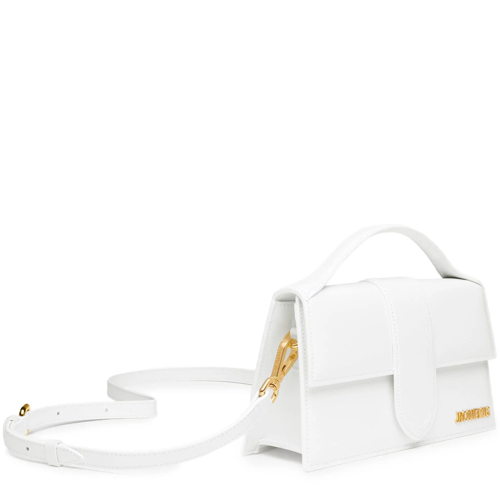 Jacquemus Large Bambino White Crossbody Bag