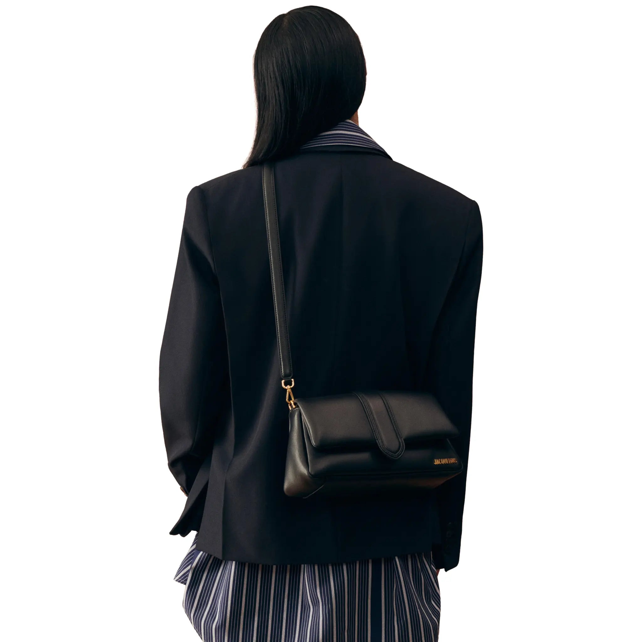 Jacquemus Le Bambimou Puffed Flap Black Crossbody Bag