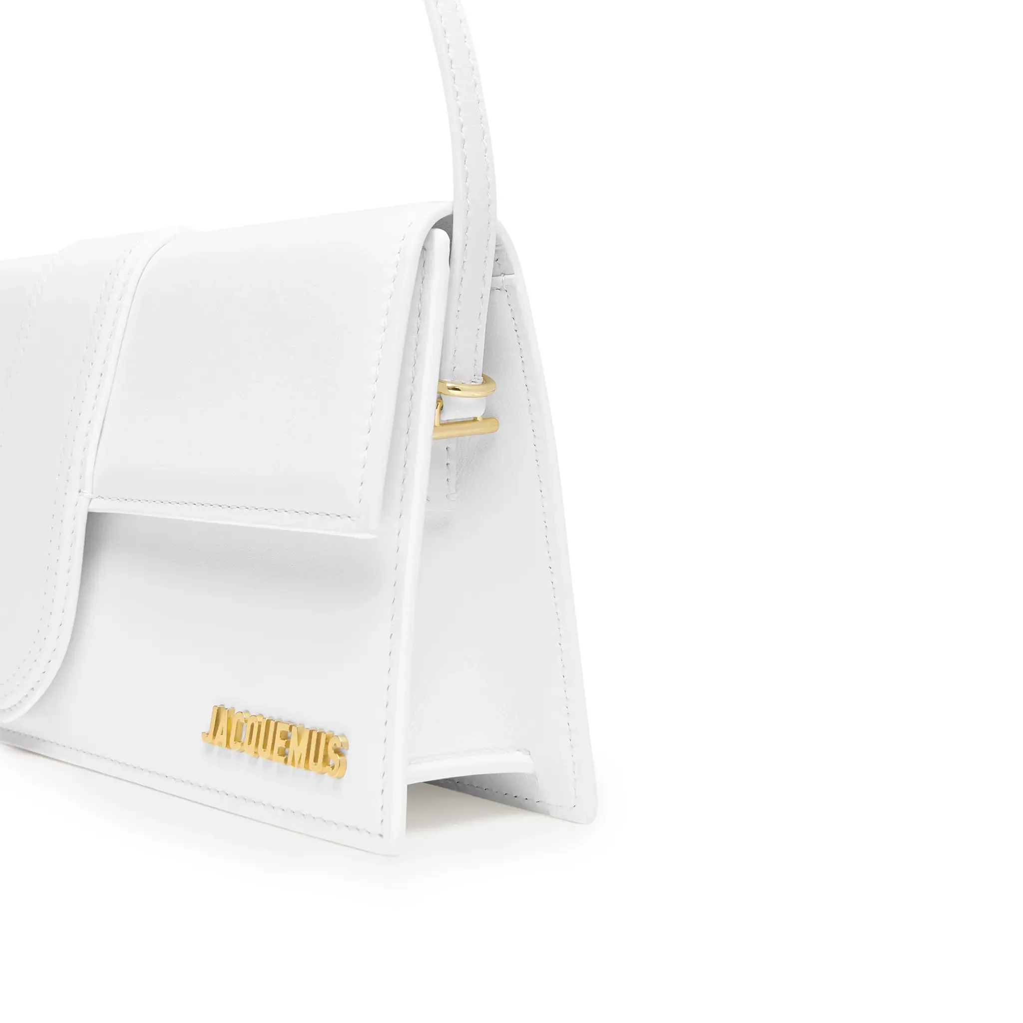 Jacquemus Le Bambino Long Flap White Shoulder Bag