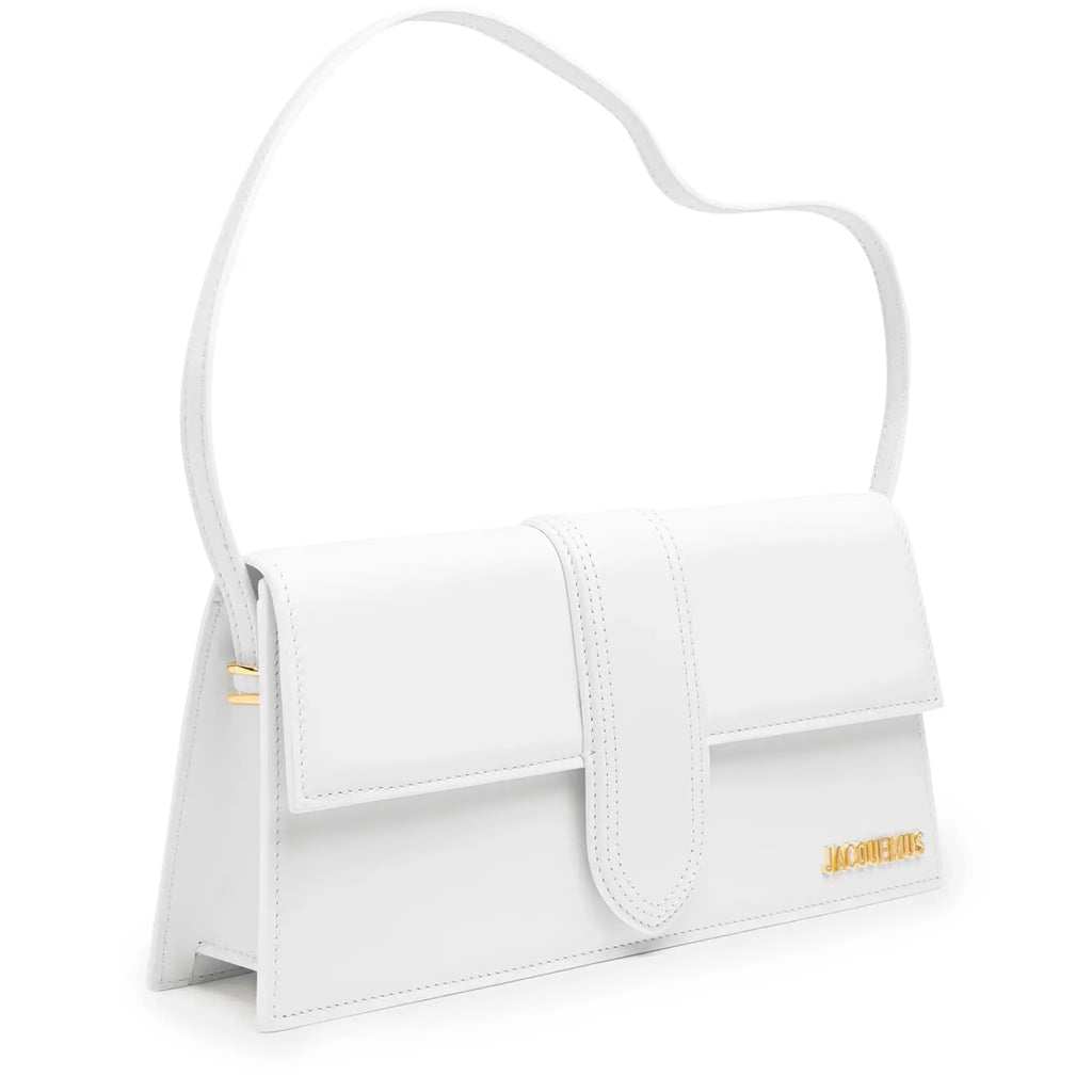 Jacquemus Le Bambino Long Flap White Shoulder Bag