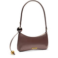 Jacquemus Les Classiques The Bisou Perle Beaded Brown Shoulder Bag