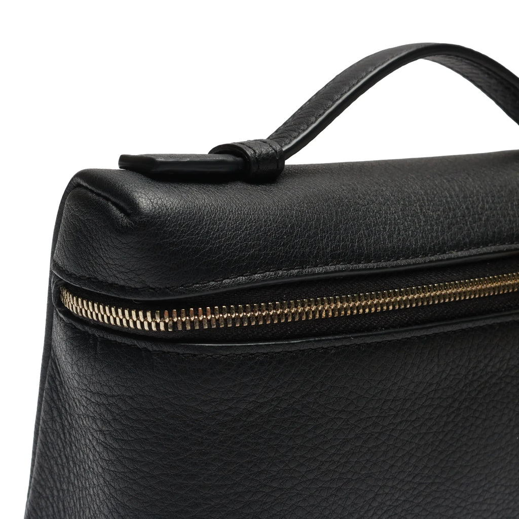 Loro Piana Extra Pocket L19 Black Sun Gold Shoulder Bag