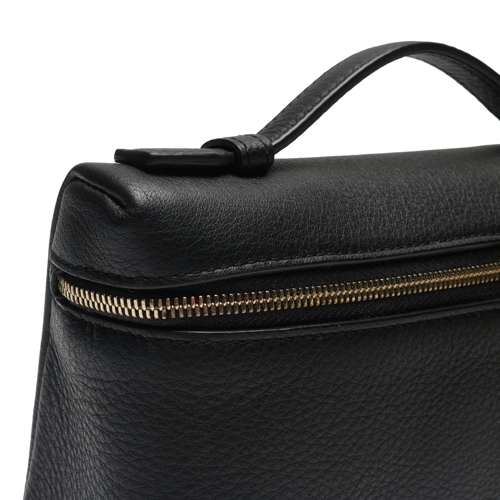 Loro Piana Extra Pocket L19 Black Sun Gold Shoulder Bag