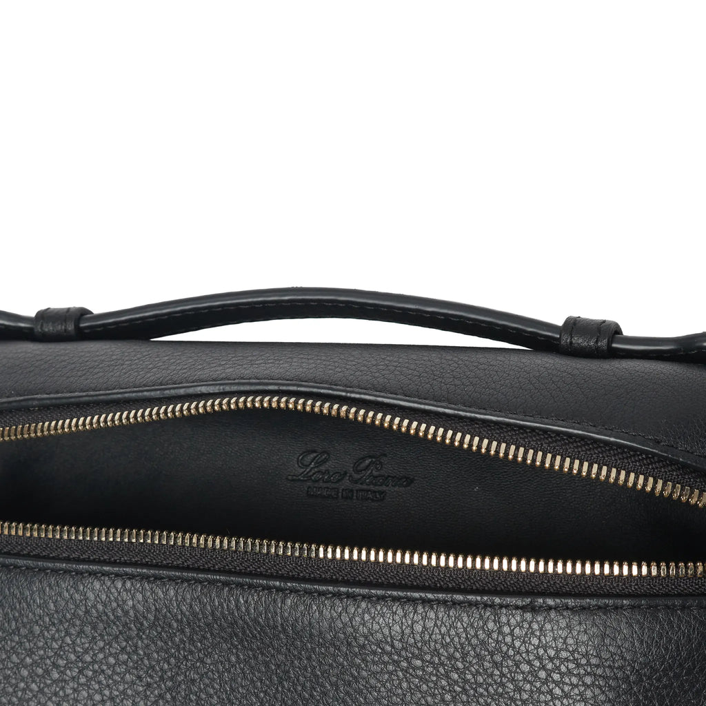 Loro Piana Extra Pocket L19 Black Sun Gold Shoulder Bag