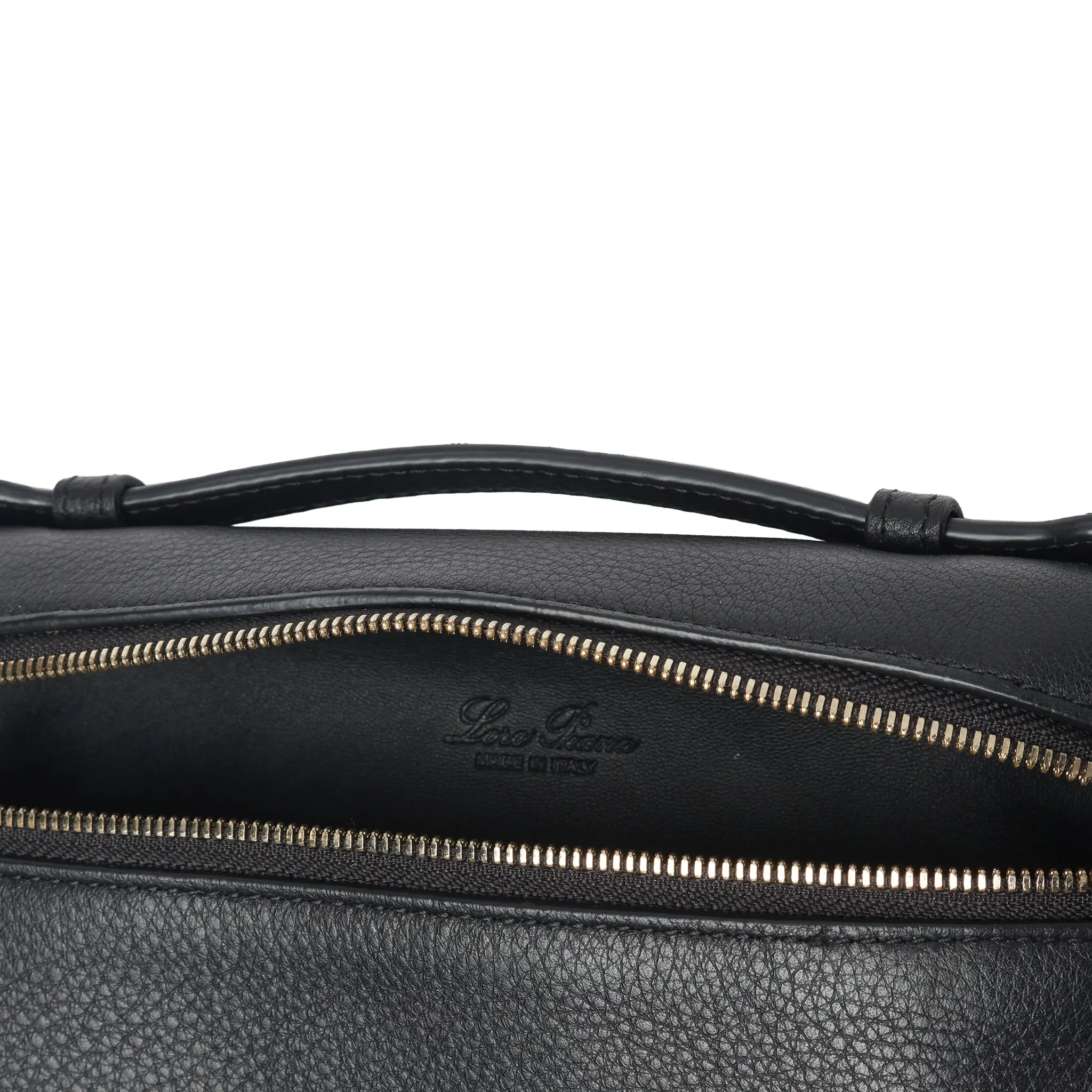 Loro Piana Extra Pocket L19 Black Sun Gold Shoulder Bag