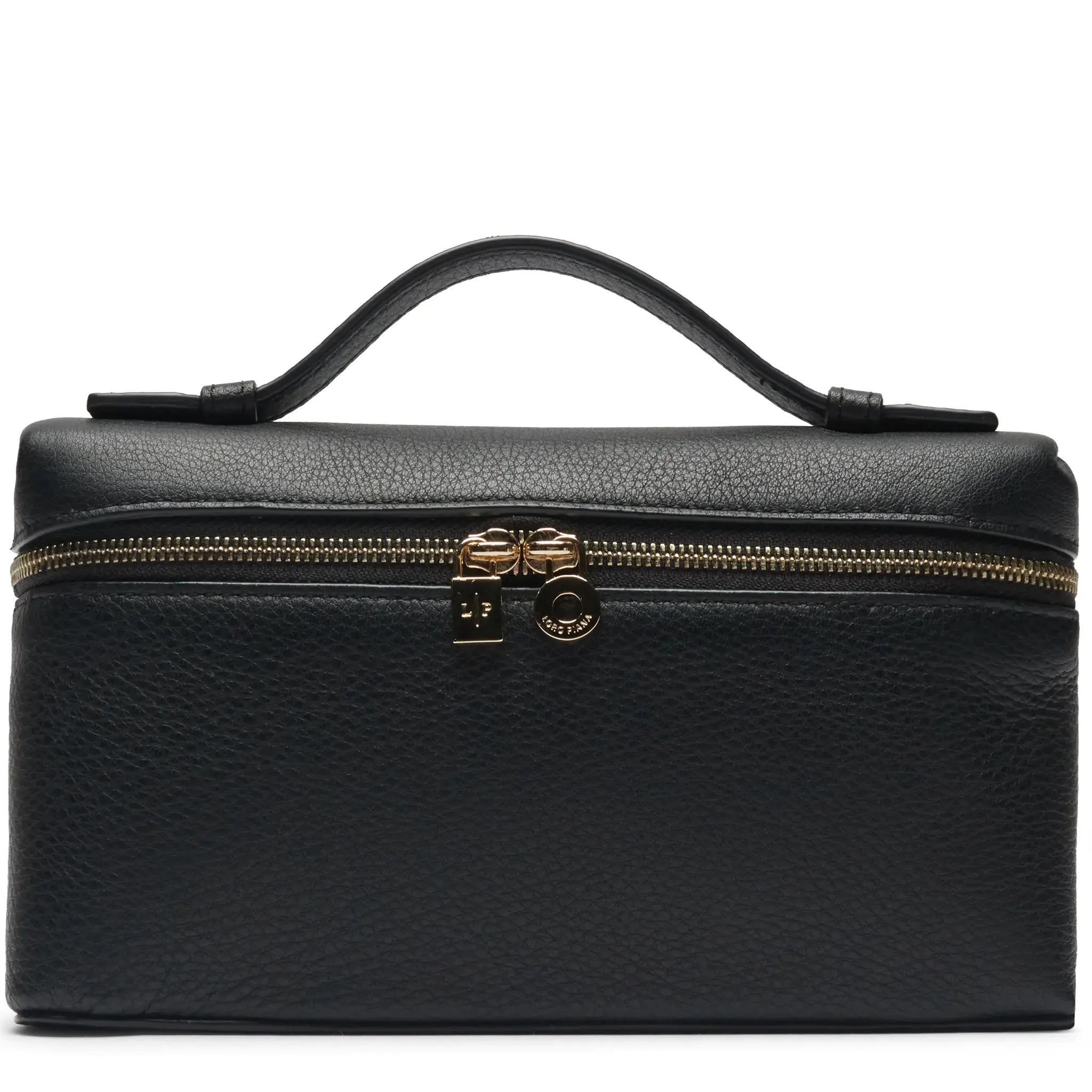 Loro Piana Extra Pocket L19 Black Sun Gold Shoulder Bag