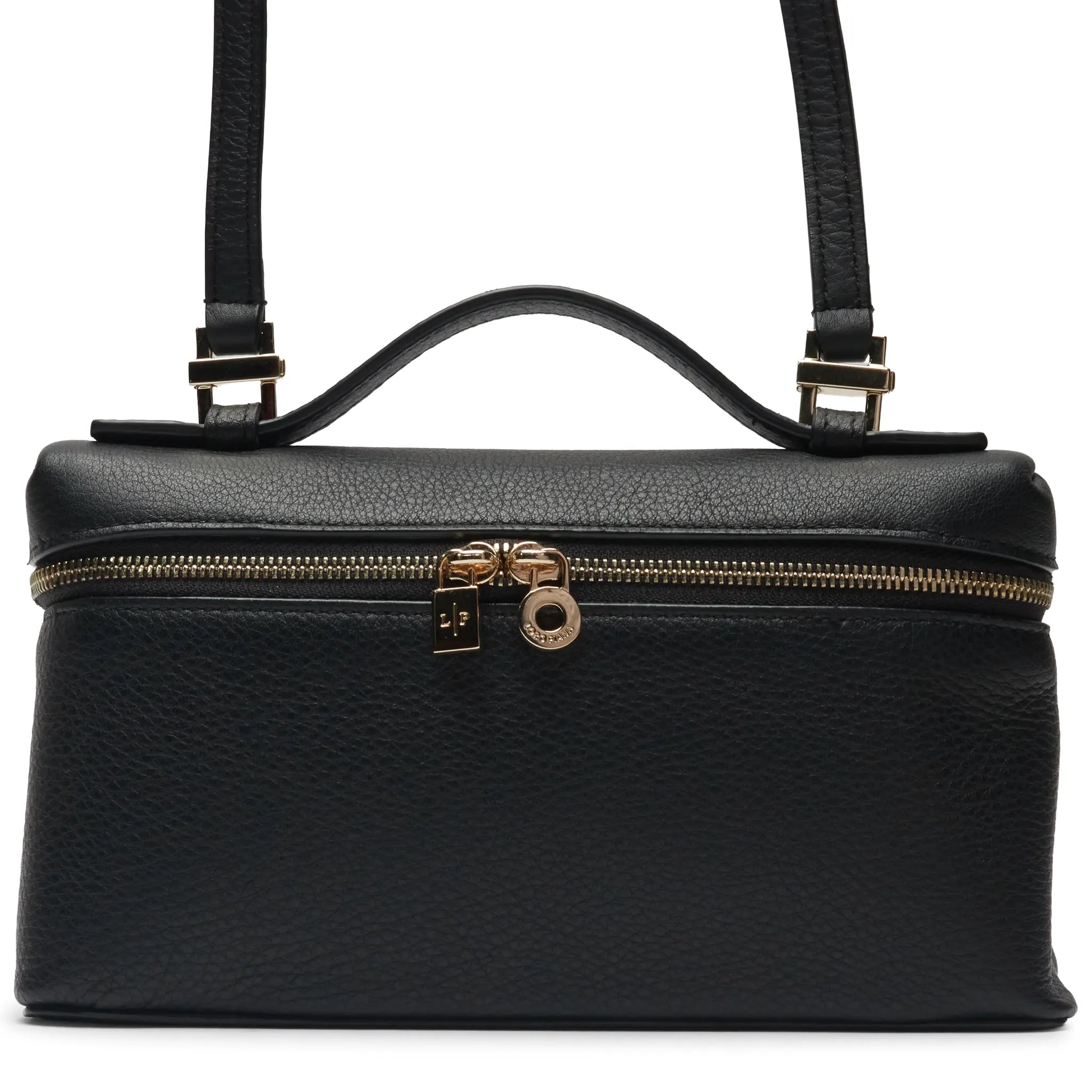 Loro Piana Extra Pocket L19 Black Sun Gold Shoulder Bag