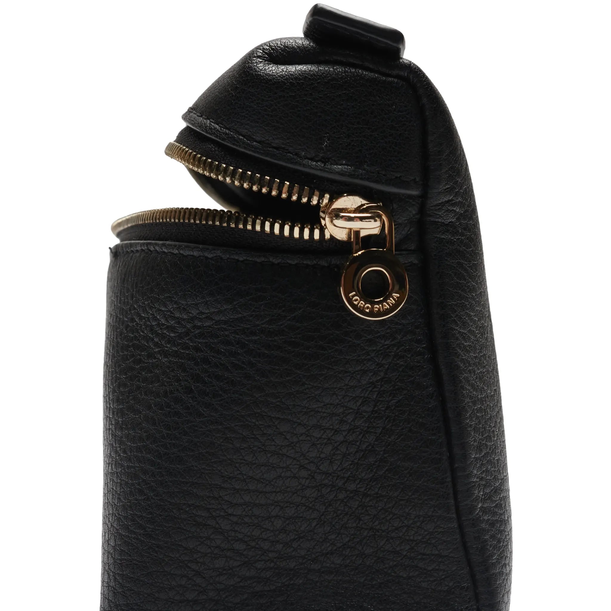 Loro Piana Extra Pocket L19 Black Sun Gold Shoulder Bag
