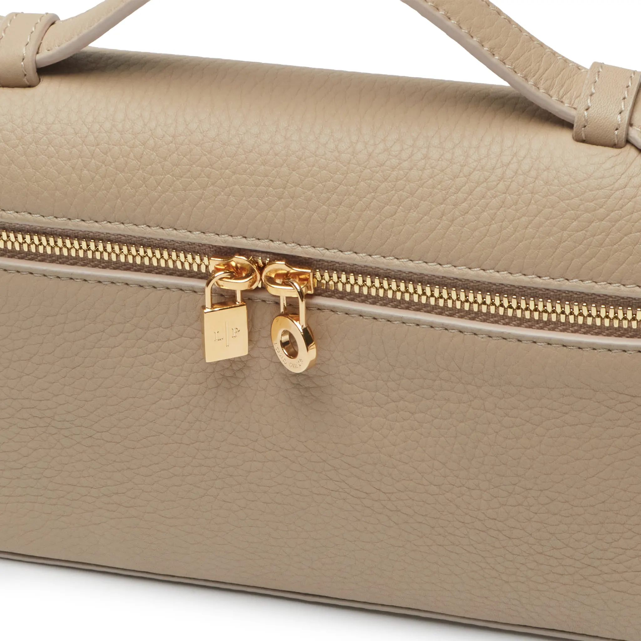 Loro Piana Extra Pocket L19 Light Mastic Sun Gold Shoulder Bag