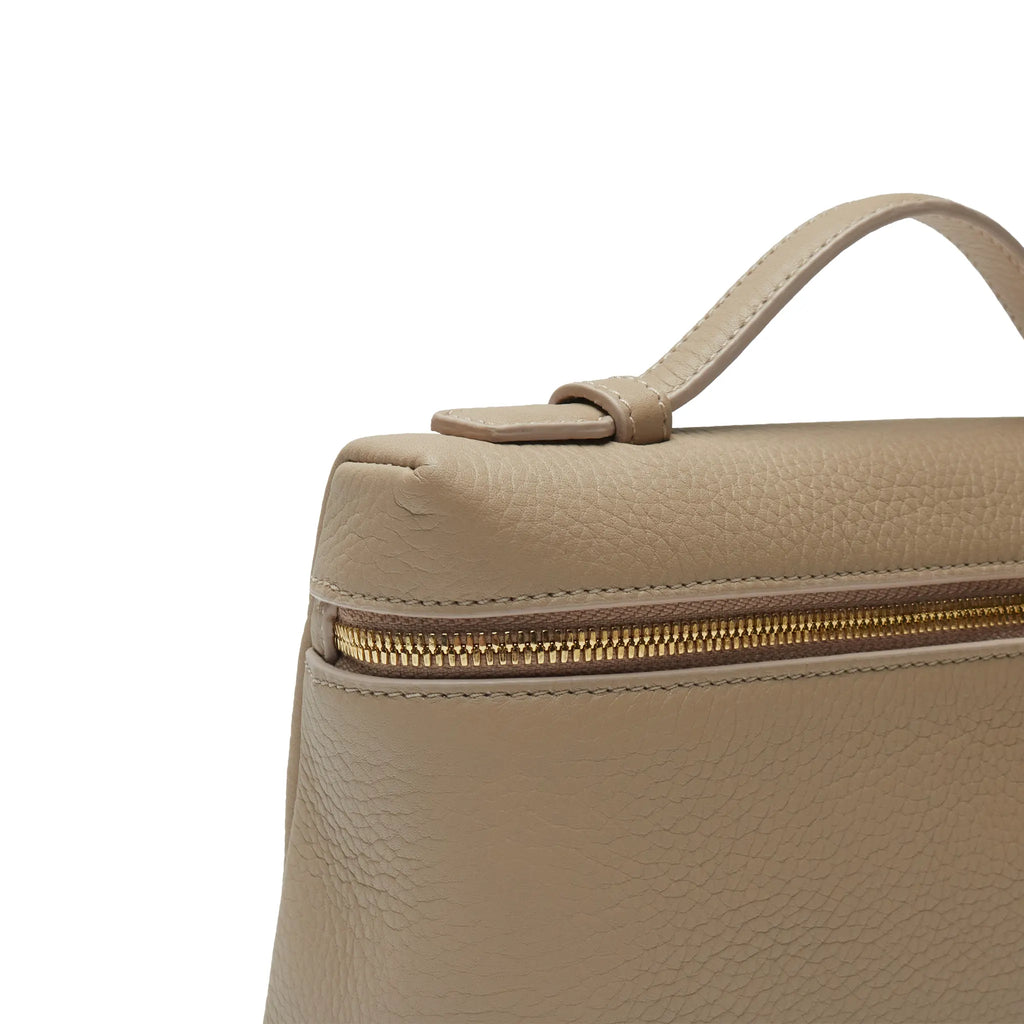 Loro Piana Extra Pocket L19 Light Mastic Sun Gold Shoulder Bag