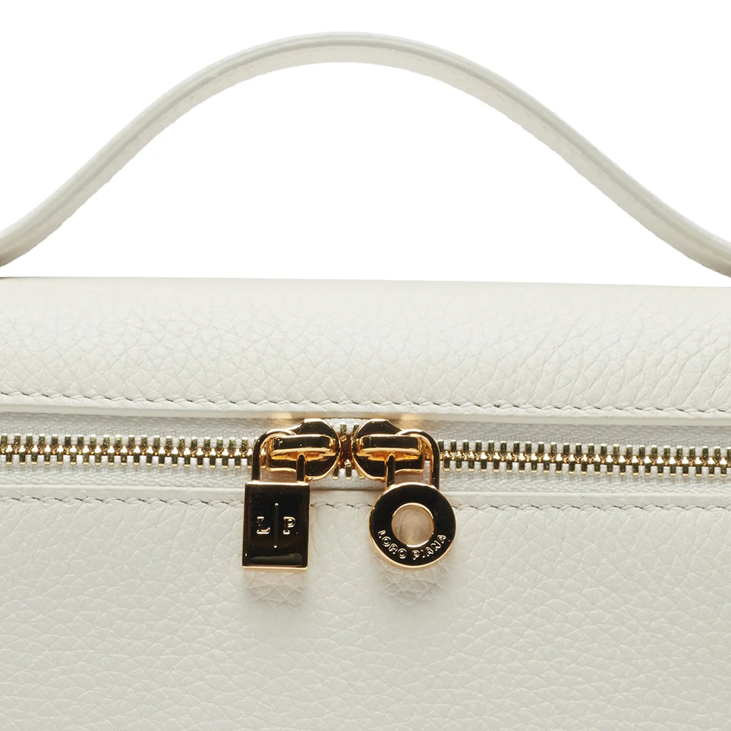 Loro Piana Extra Pocket L19 Whisper White Sun Gold Shoulder Bag