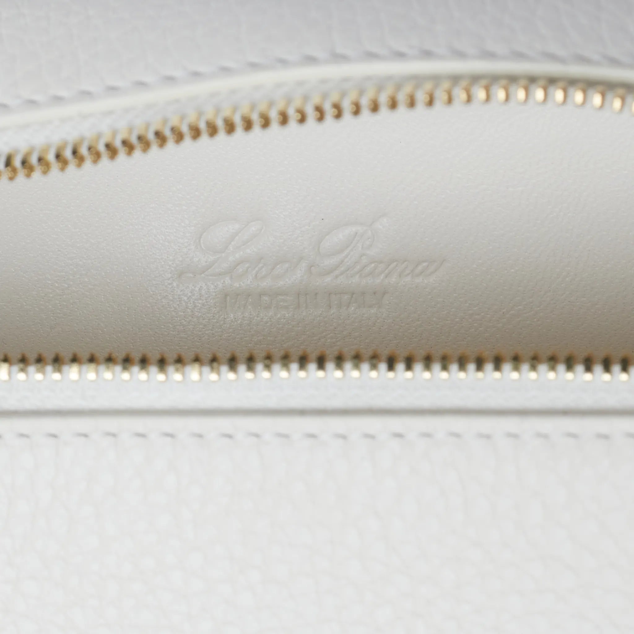 Loro Piana Extra Pocket L19 Whisper White Sun Gold Shoulder Bag