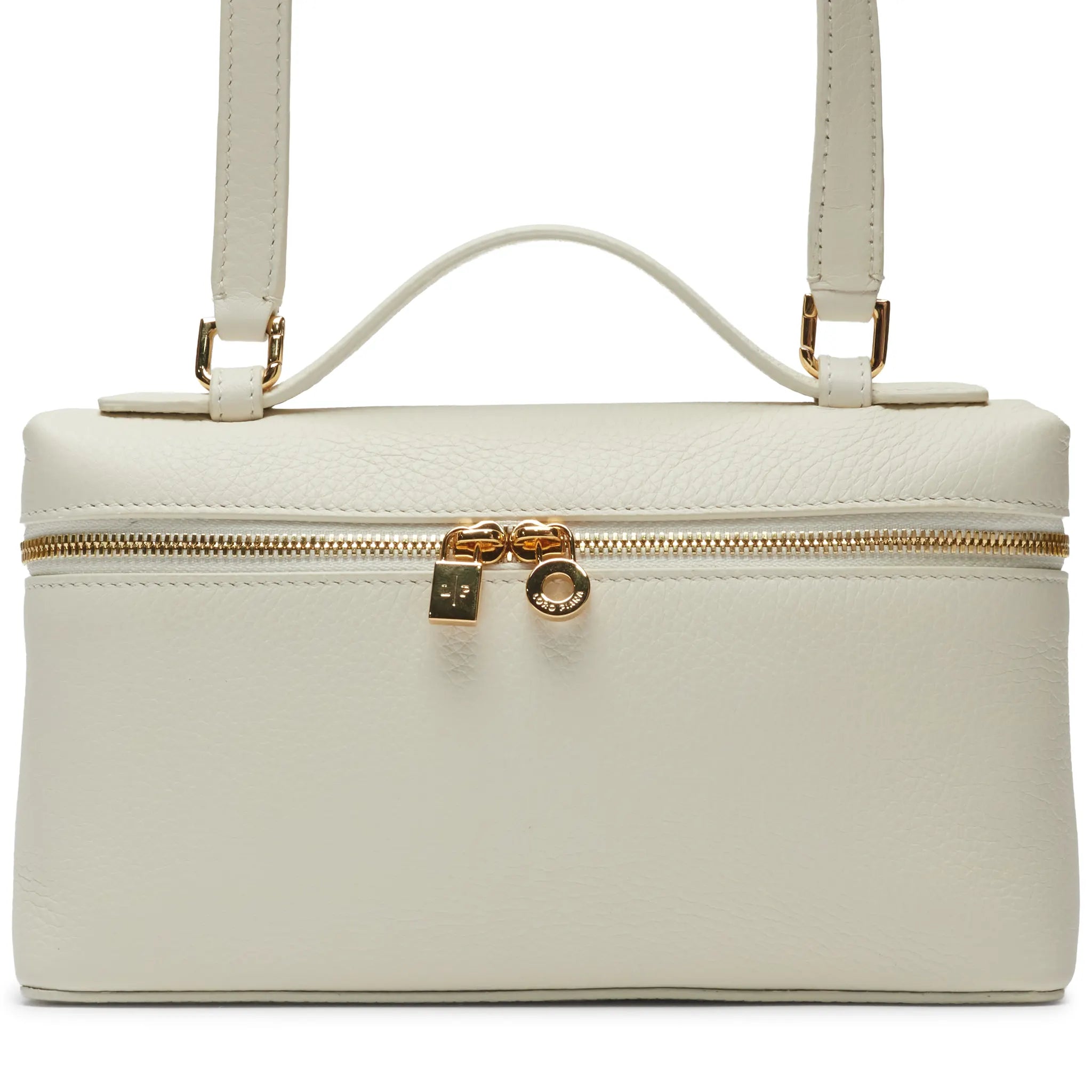 Loro Piana Extra Pocket L19 Whisper White Sun Gold Shoulder Bag