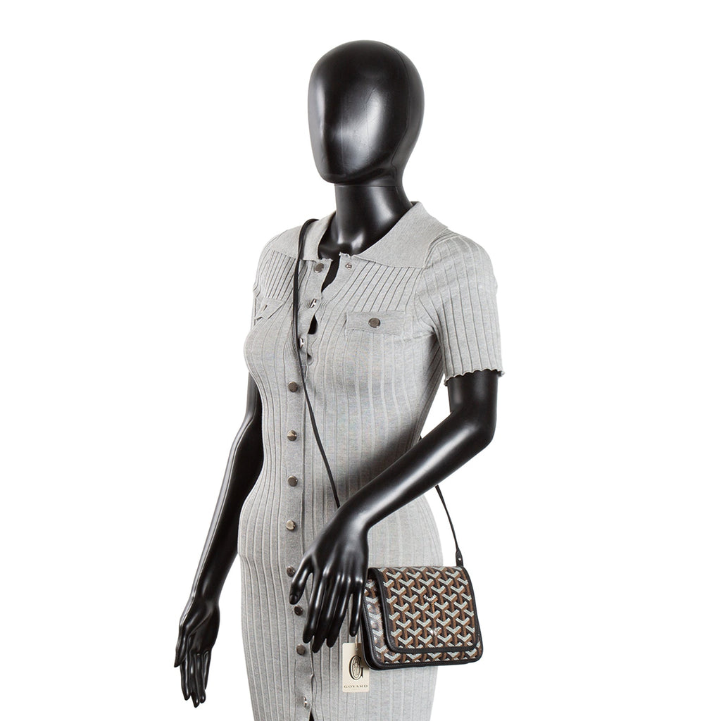 GOYARD Goyardine Plumet Crossbody - Black