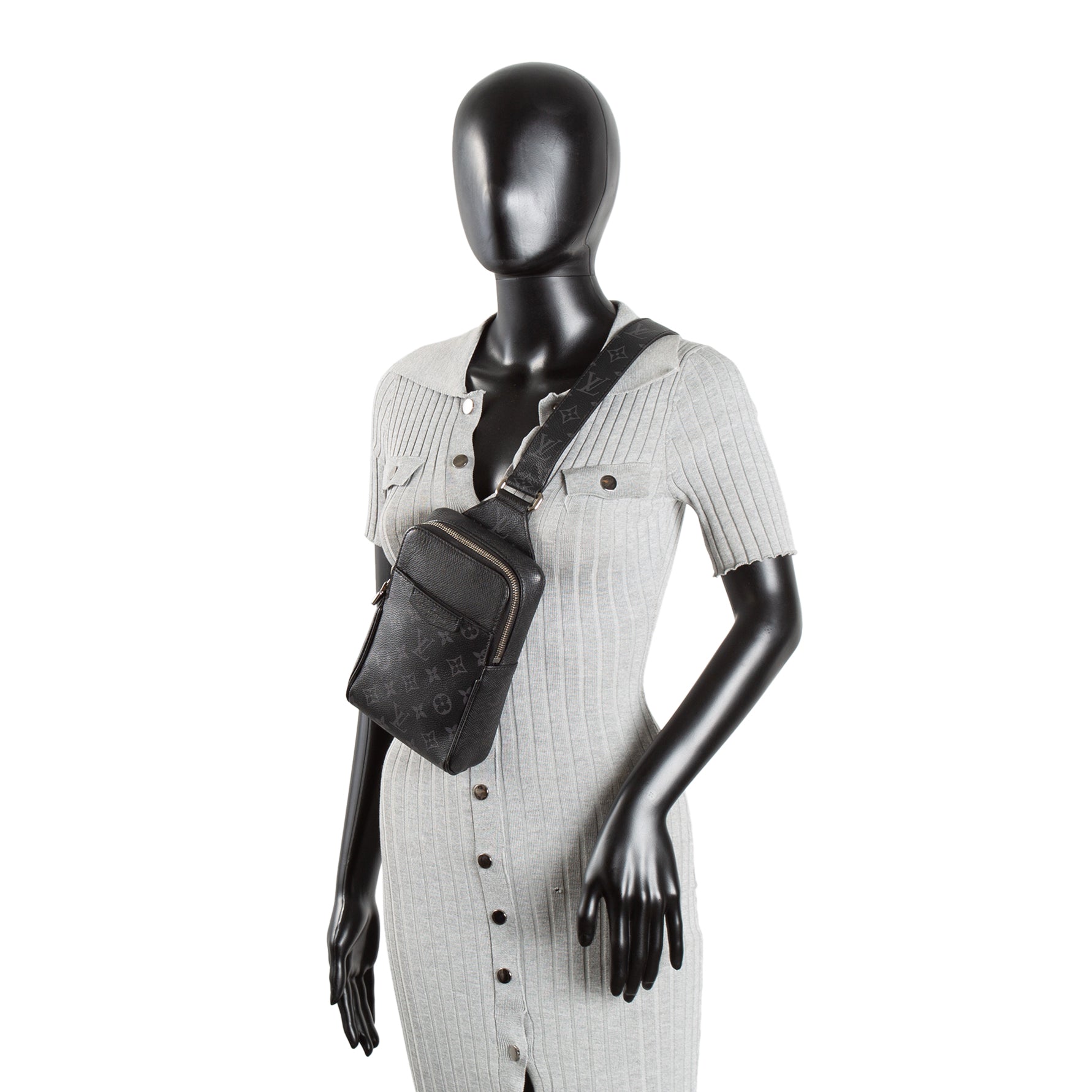 LOUIS VUITTON Monogram Eclipse Taigarama Outdoor Sling Bag