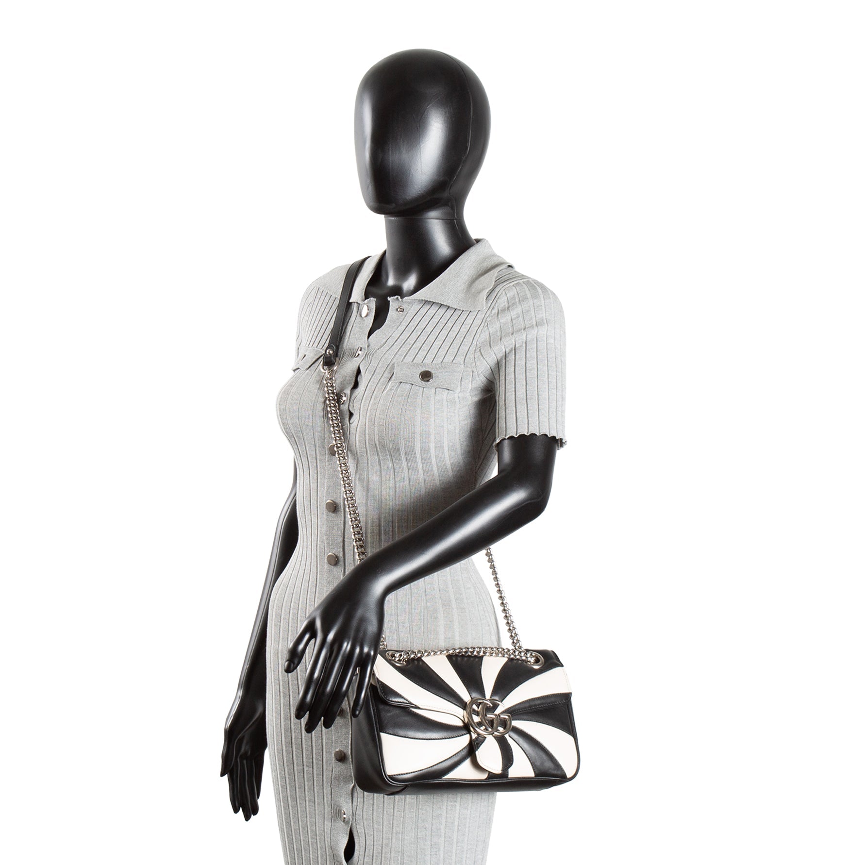 GUCCI Optical Quilted Marmont Shoulder Bag