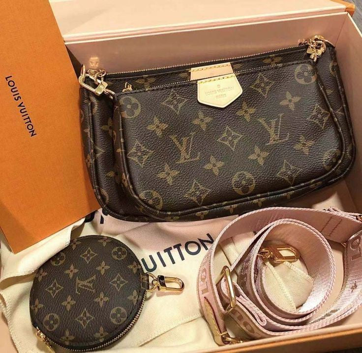 Lv  Pochette bag Pink Blet