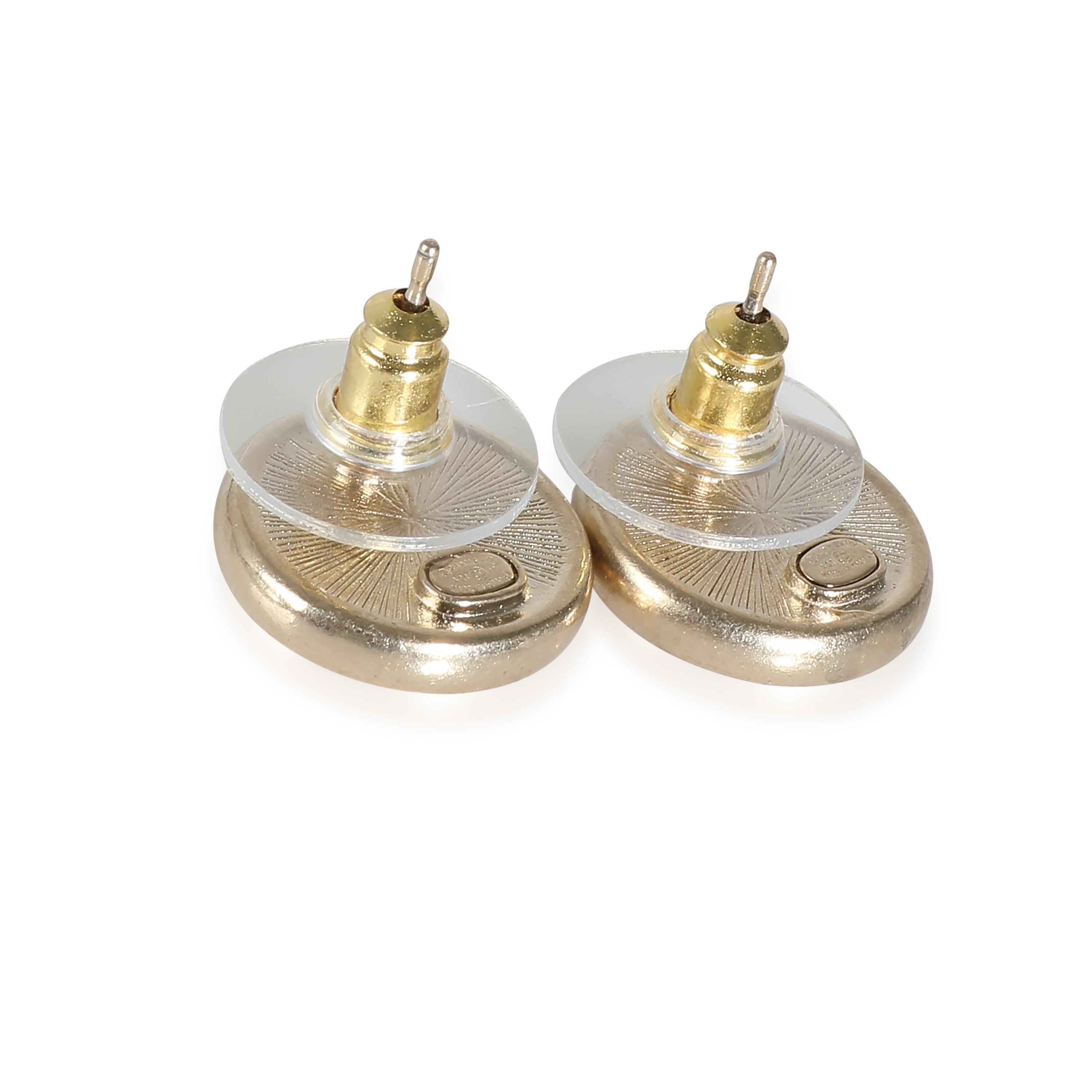 Gold-Plated  2021 CC Earrings